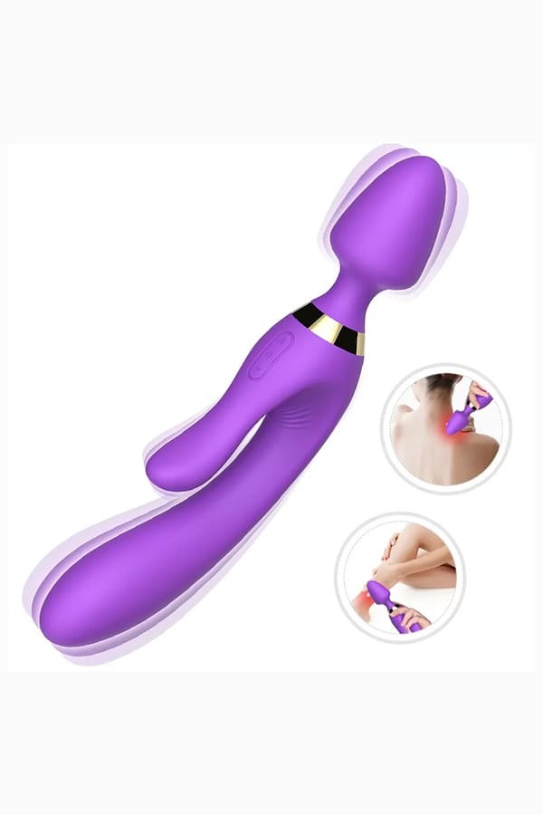 Wowyes Su Geçirmez Wand Massager 3 in 1 Vibratör 