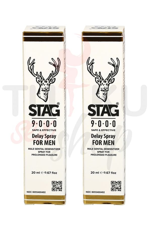 Stag 9000 Delay Erkek Spreyi 20 ml 2'li Set