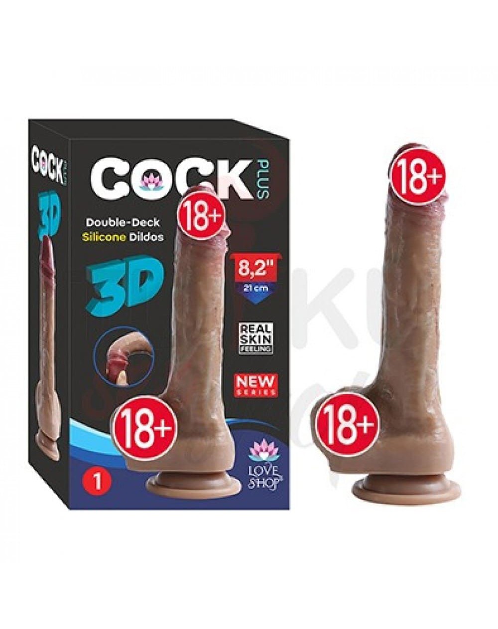 Ultra Yumuşak 22 cm Gerçekçi Dildo – Vantuzlu Damarlı Yapı