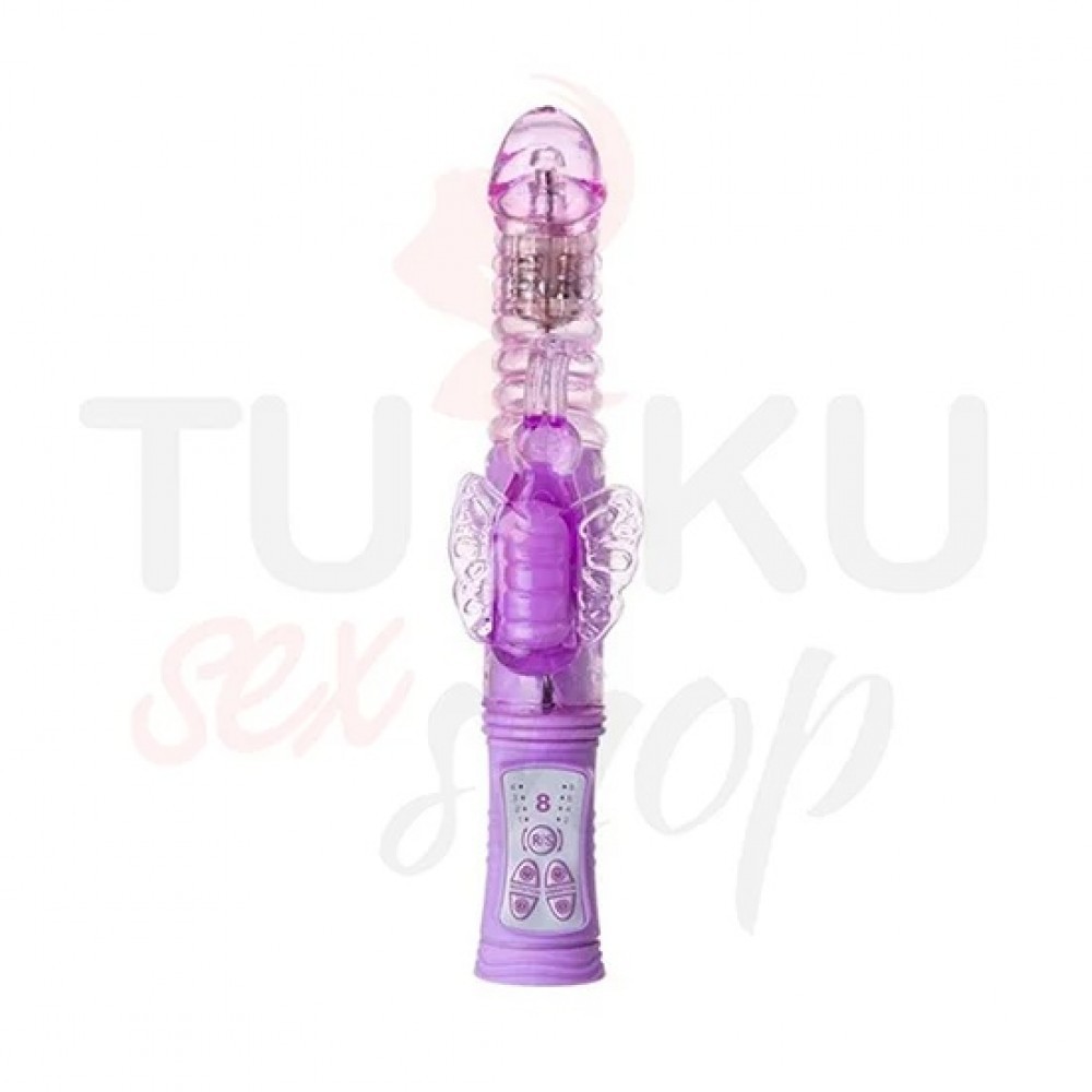 Hareketli Başlıklı Çift Motorlu Rabbit Vibratör – 7 Modlu ve Esnek Tasarım