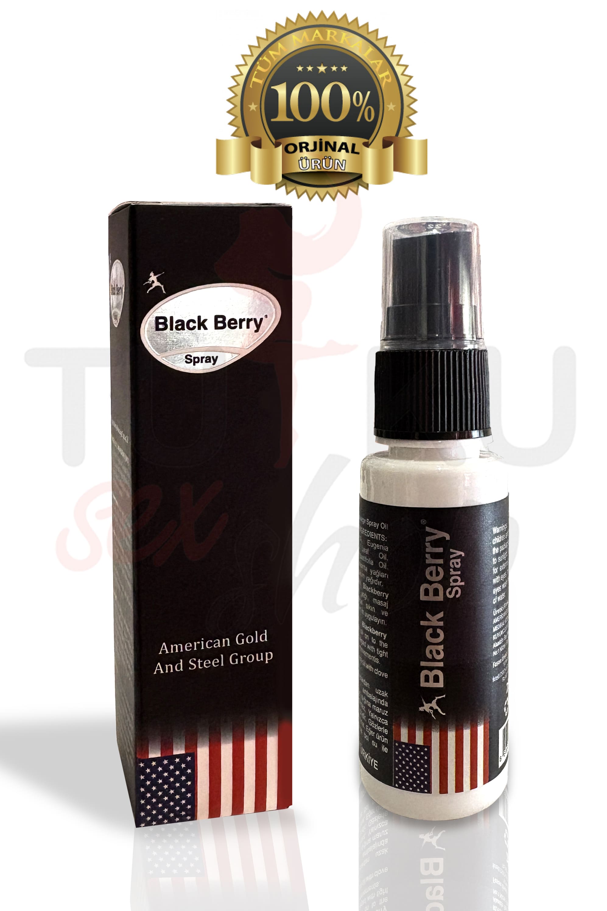 Black Berry Delay Spray 25ml | Güçlü Etki