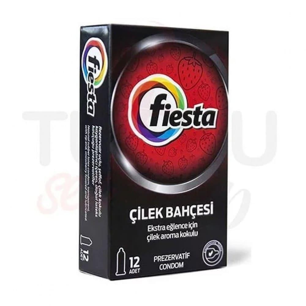 Fiesta Çilekli Prezervatif 12’li – Aromalı, ve Güvenli Koruma