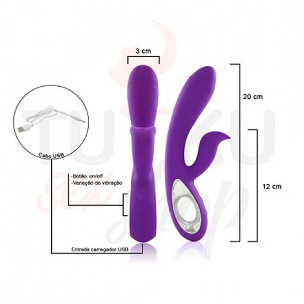 2’si 1 Rabbit Vibratör – Çift Motorlu G-Spot & Klitoris Uyarıcı