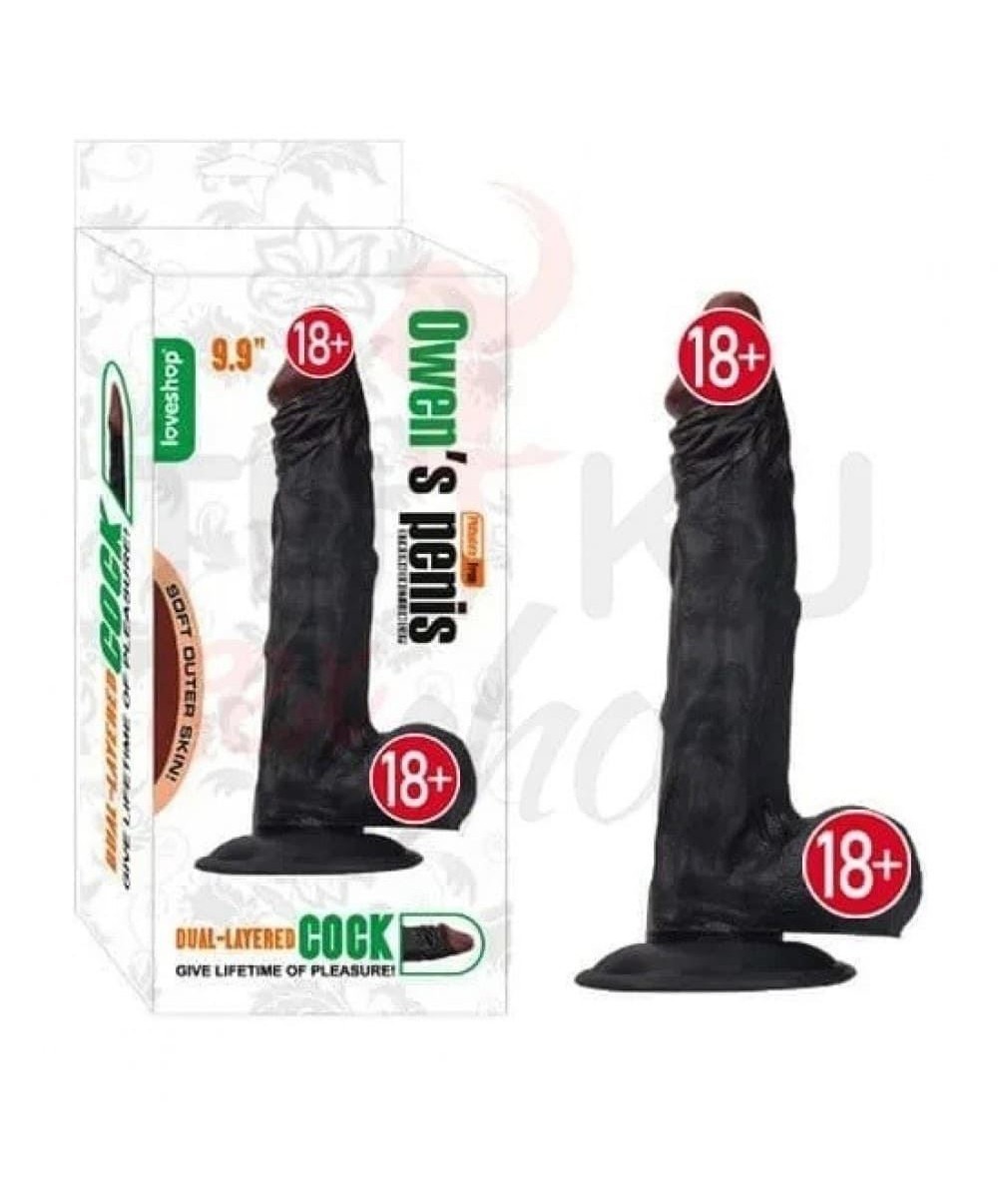 Owen’s 24 cm Zenci Gerçekçi Dildo 