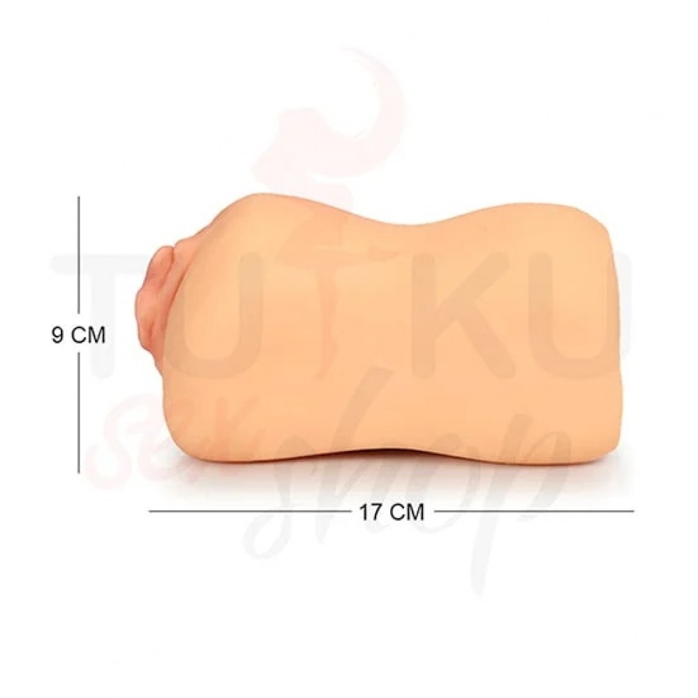 17 cm Titreşimli Suni Vajina Mastürbatör