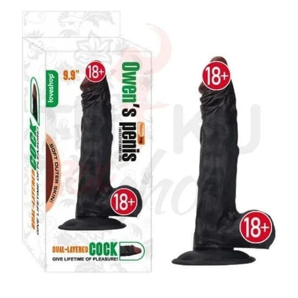 Owen’s 24 cm Zenci Gerçekçi Dildo 