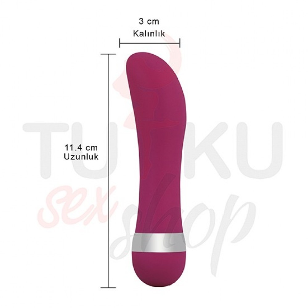 Mini G Noktası Uyarıcı Titreşimli Vibratör – 11,4 cm Silikon Tek Modlu