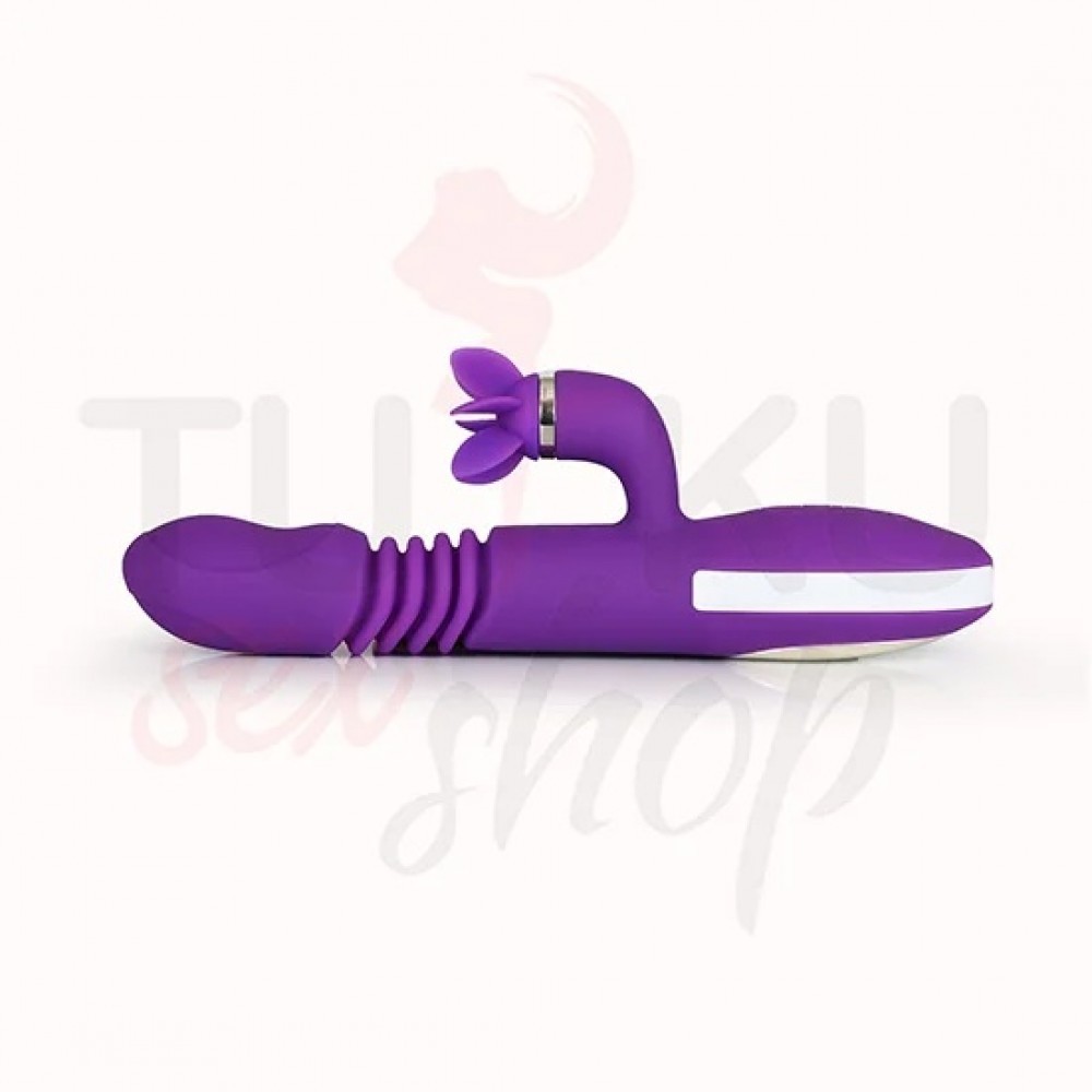 İleri Geri Hareketli 10 Modlu G-Spot & Klitoris Vibratör – Su Geçirmez ve USB Şarjlı