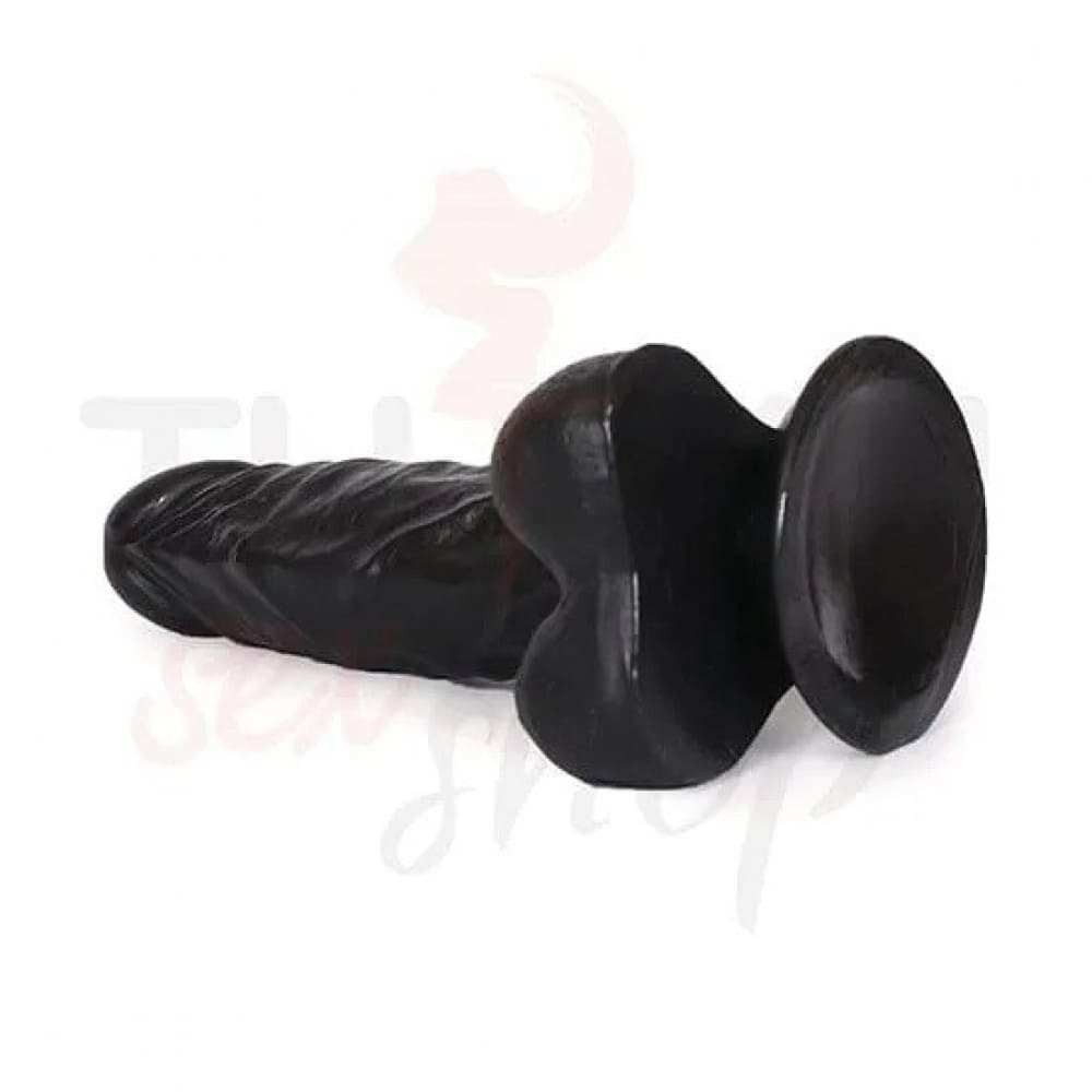 21 cm Kalın Zenci Dildo – Gerçekçi Dokulu, 5 cm Kalınlıkta