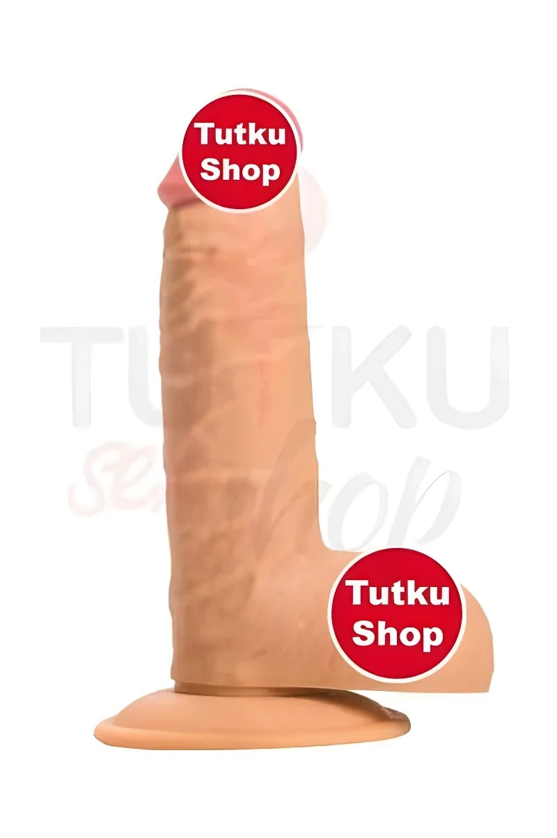 Caden's Realistik Penis - Esnek Yapı Strapon Uyumlu 19 cm