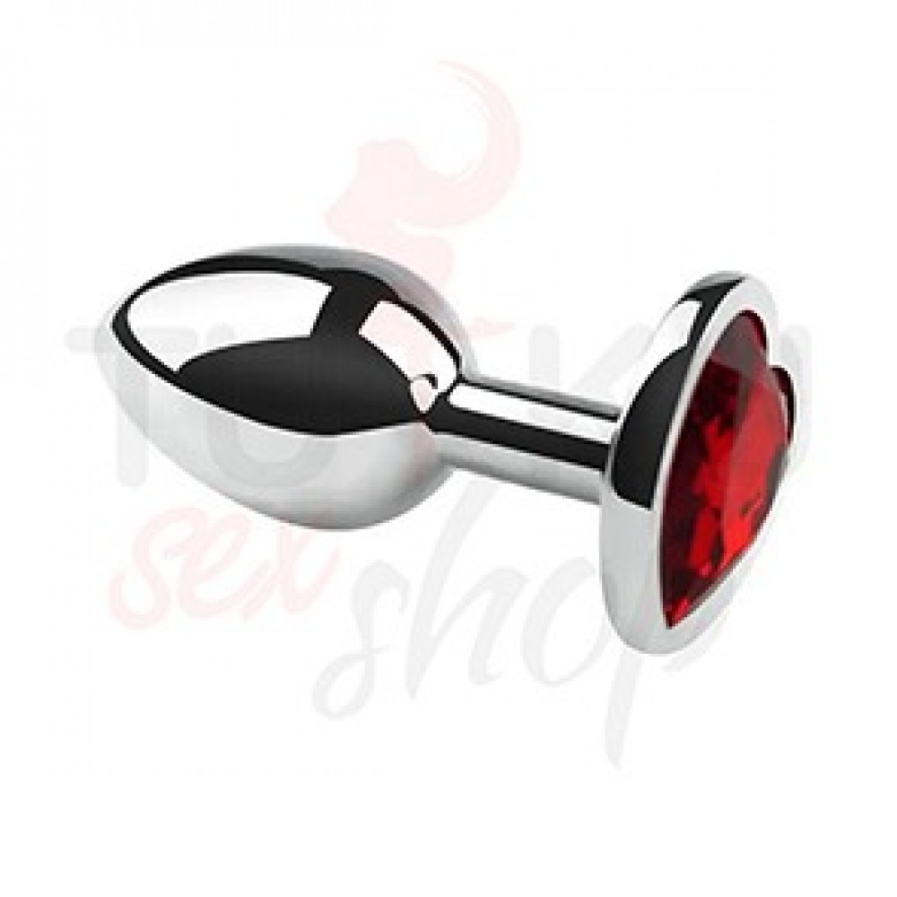 8 cm Kristalli Metal Anal Plug