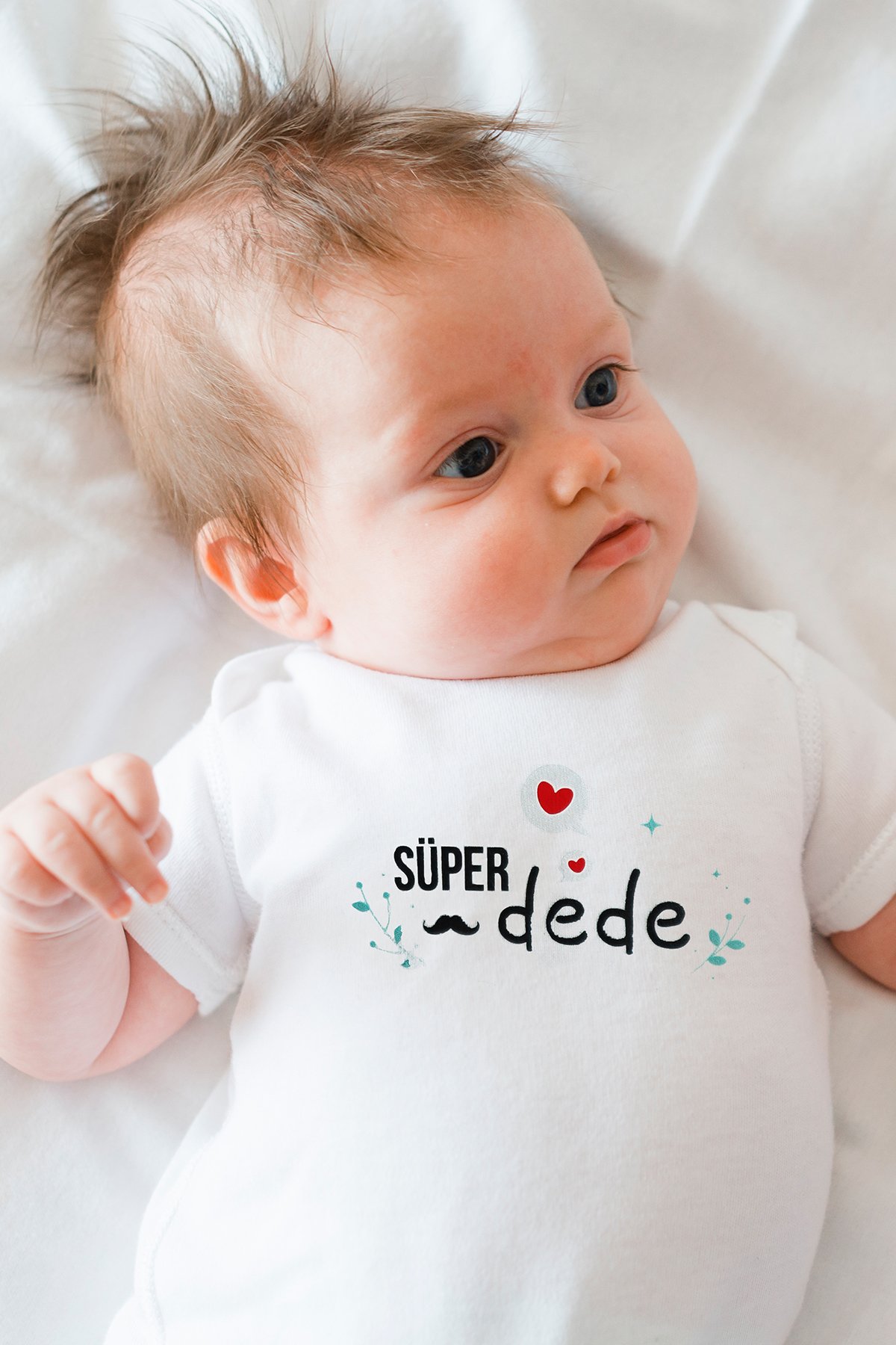 Süper Dede Tasarımlı Bebek Body