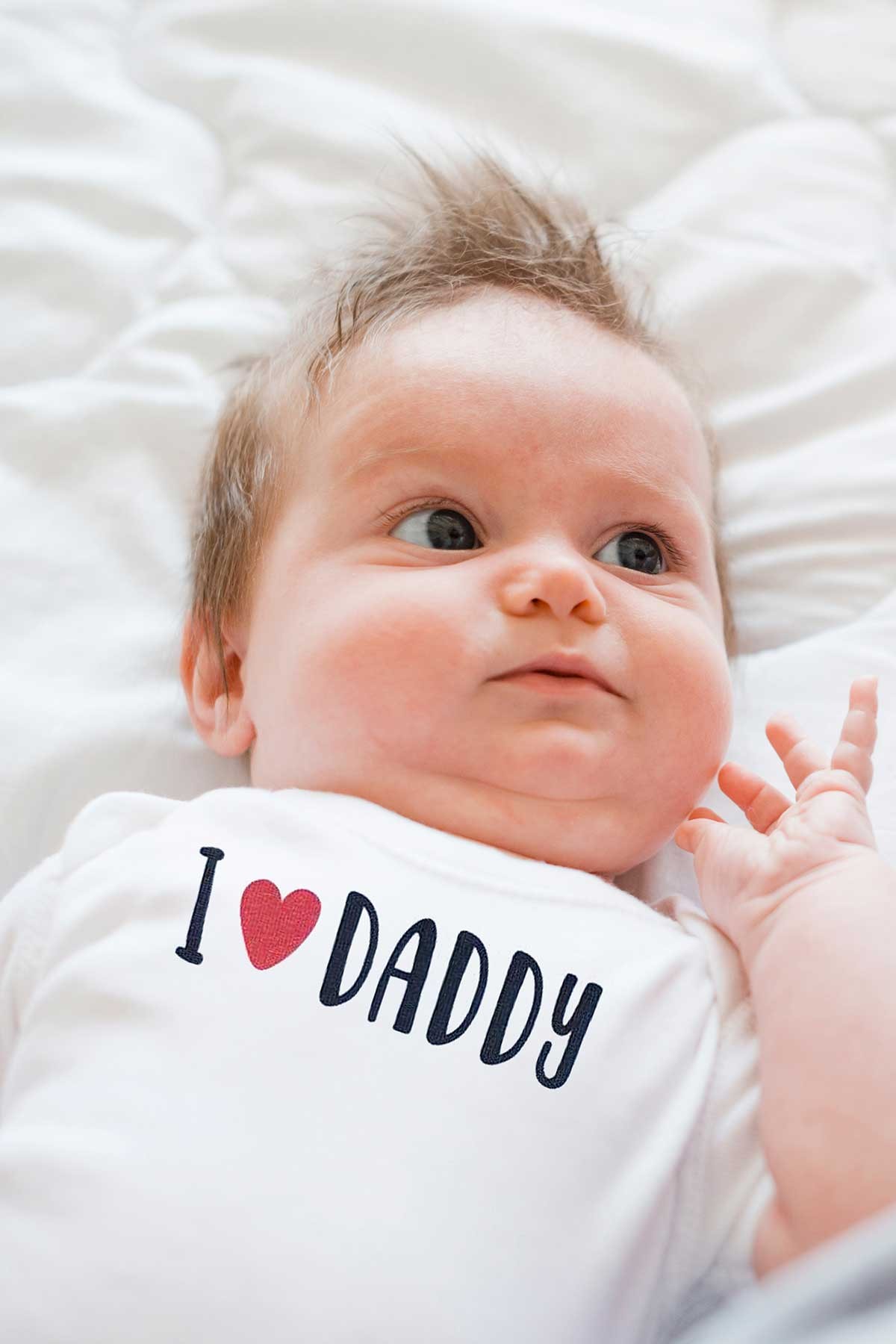 I Love Daddy Tasarımlı Bebek Body