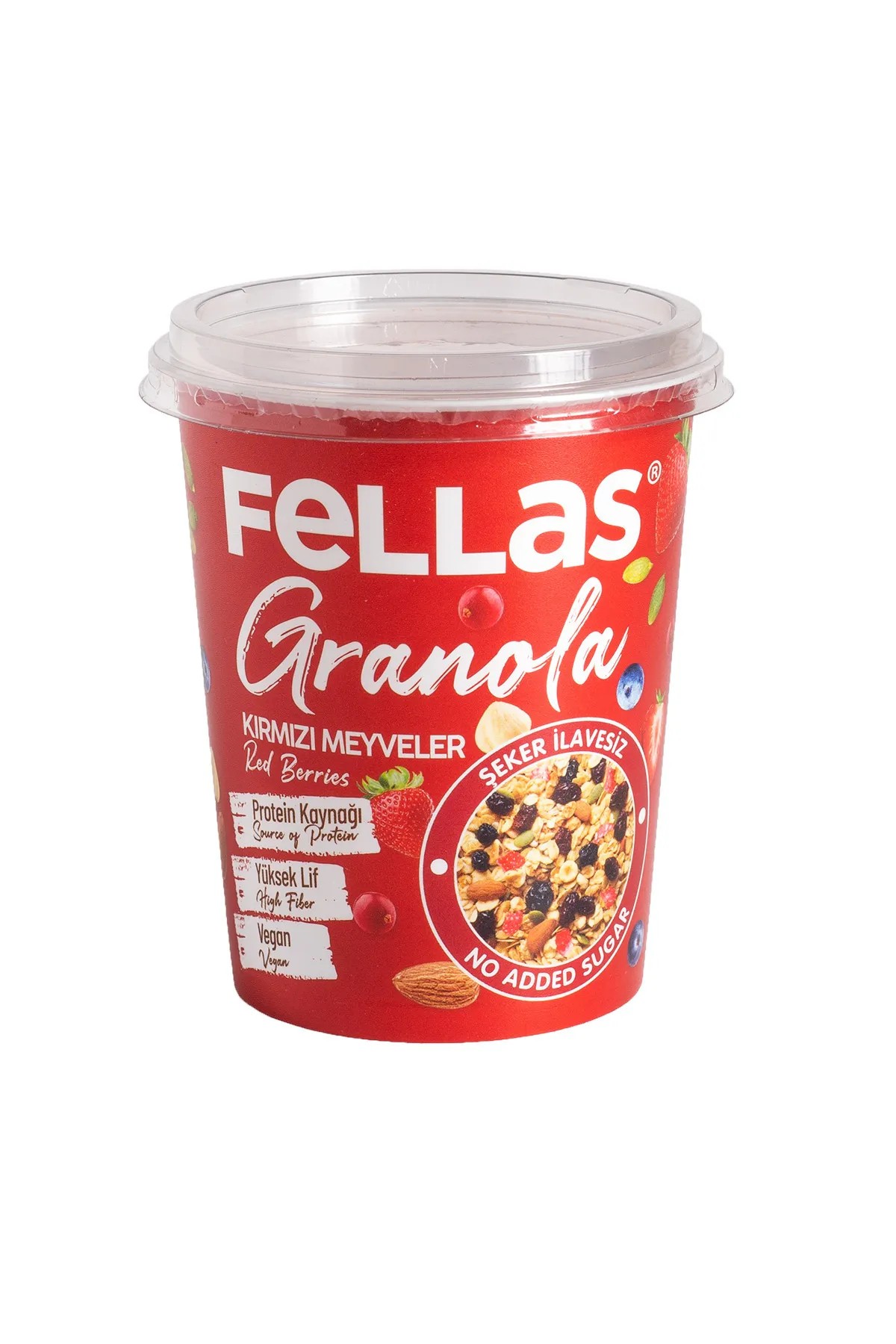 FELLAS - BARDAK GRANOLA KIRMIZI MEYVELER (50G)