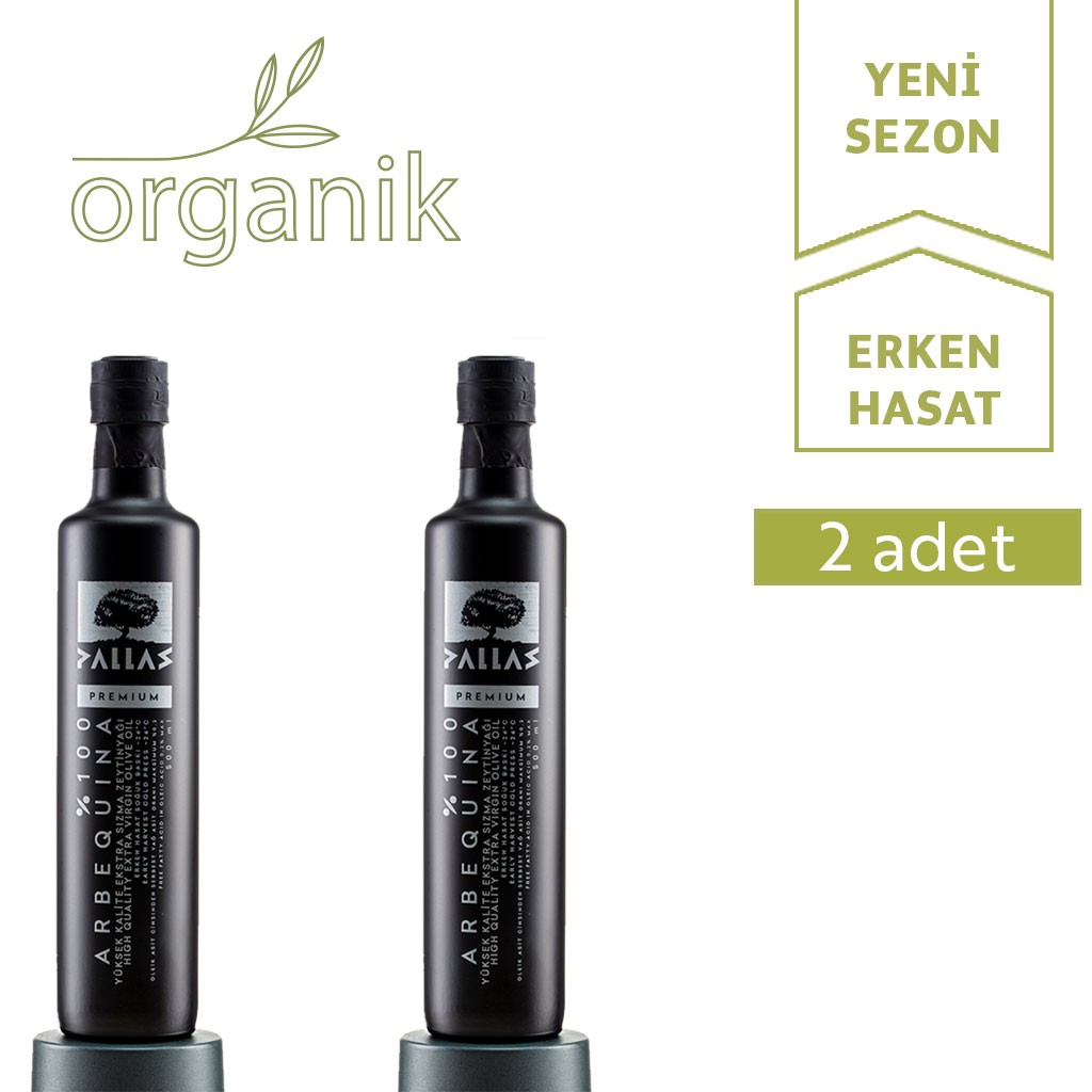 PALLAS PREMİUM ARBEQUİNA ZEYTİNYAĞI (500 ML) X2 ADET