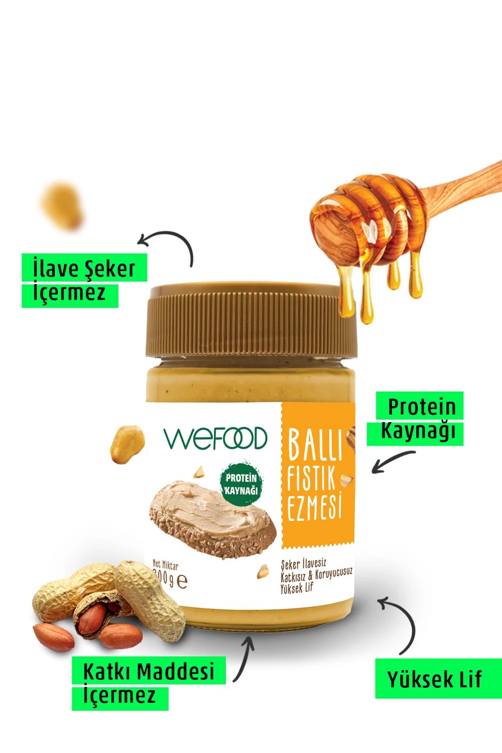 WEFOOD - BALLI FISTIK EZMESİ