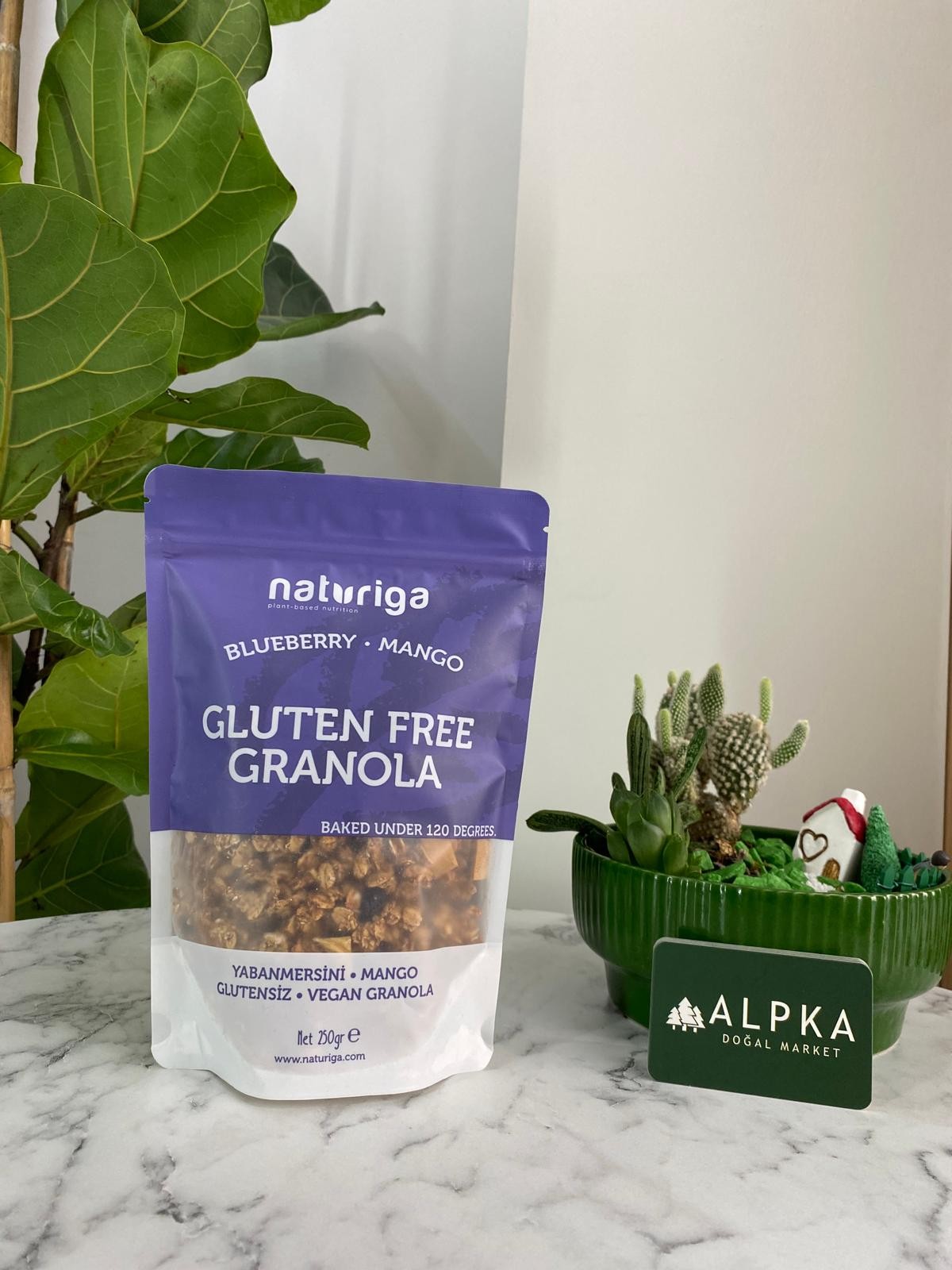 NATURİGA - GLUTENSİZ YABAN MERSİZNLİ GRANOLA