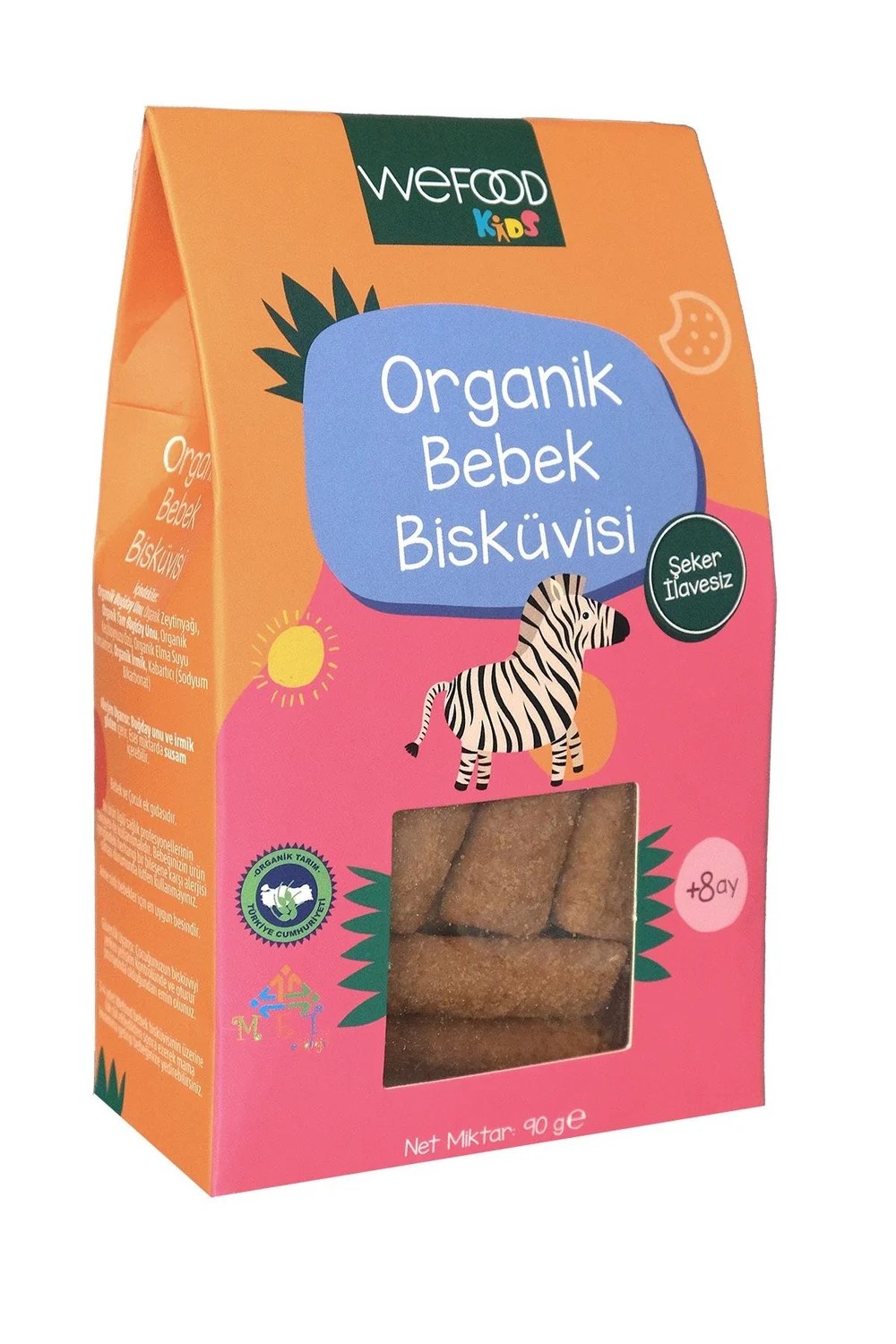 WEFOOD - ORGANİK BEBEK BİSKÜVİSİ (90G)