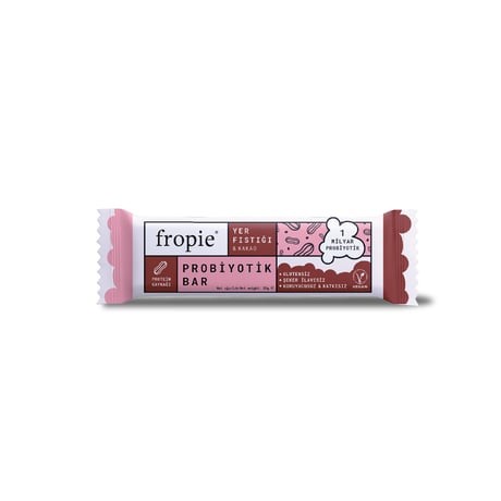 FROPIE - PROBİYOTİK BAR YER FISTIĞI & KAKAO (GLUTENSİZ)