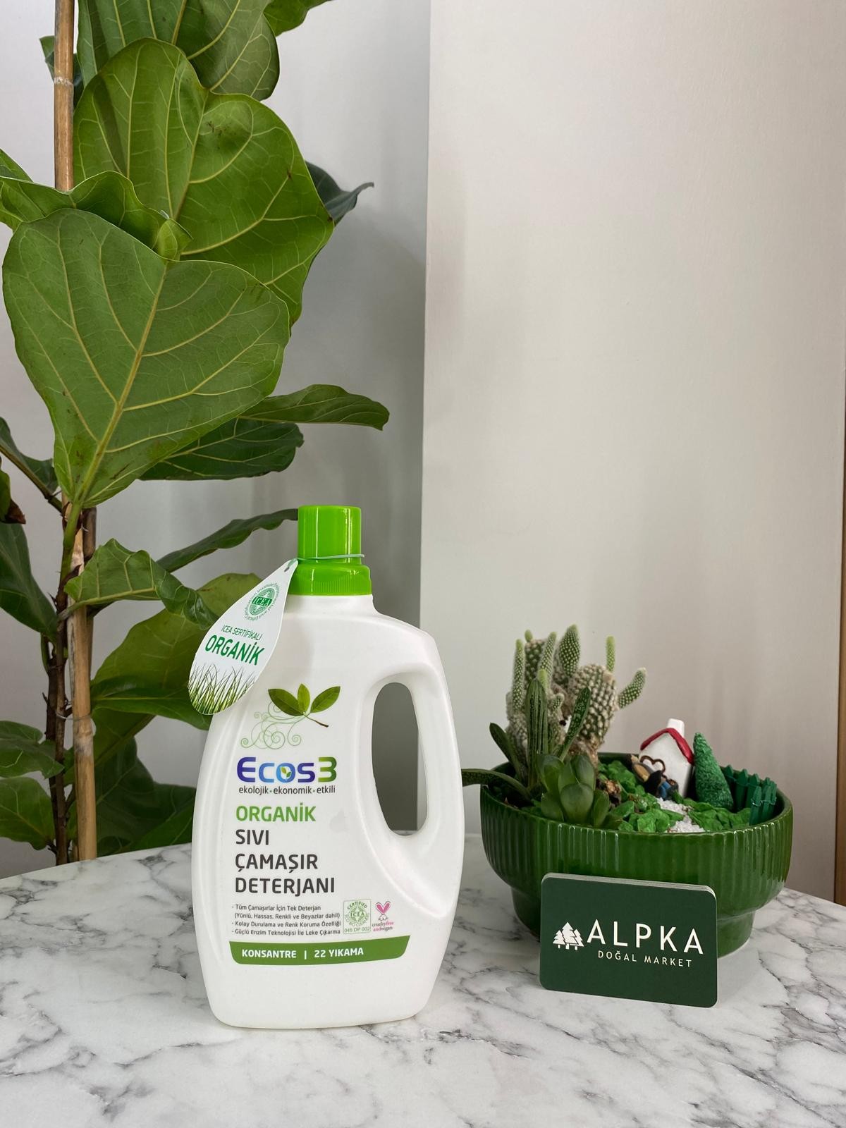 ECOS3 - ORGANİK SIVI ÇAMAŞIR DETERJANI (750 ML)