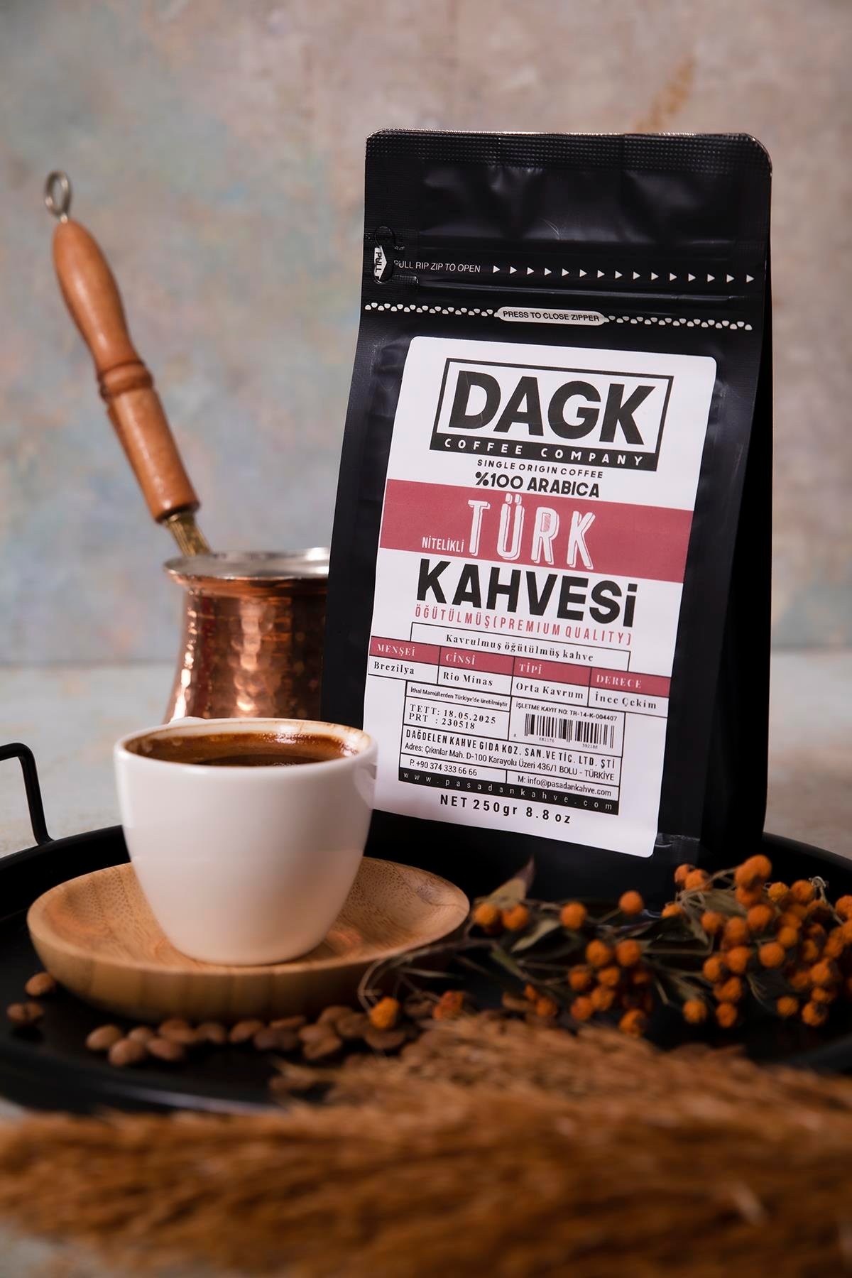 NİTELİKLİ TÜRK KAHVESİ (250 GR)