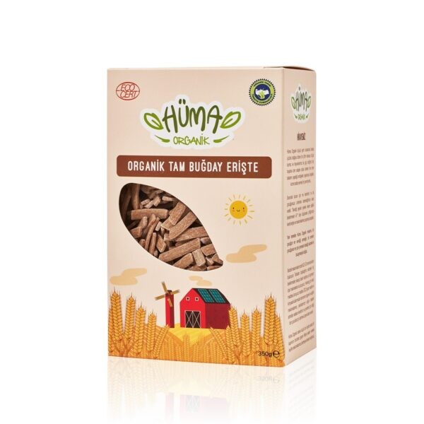 HÜMA ORGANİK - TAM BUĞDAY ERİŞT (350G)