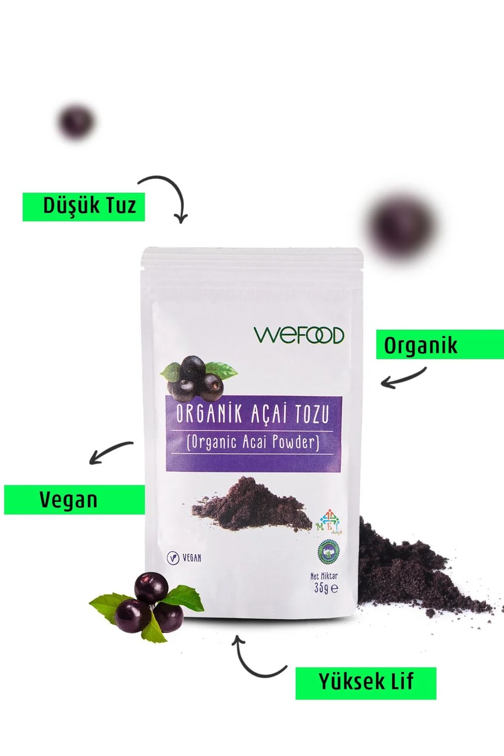 WEFOOD - ORGANİK AÇAİ TOZU