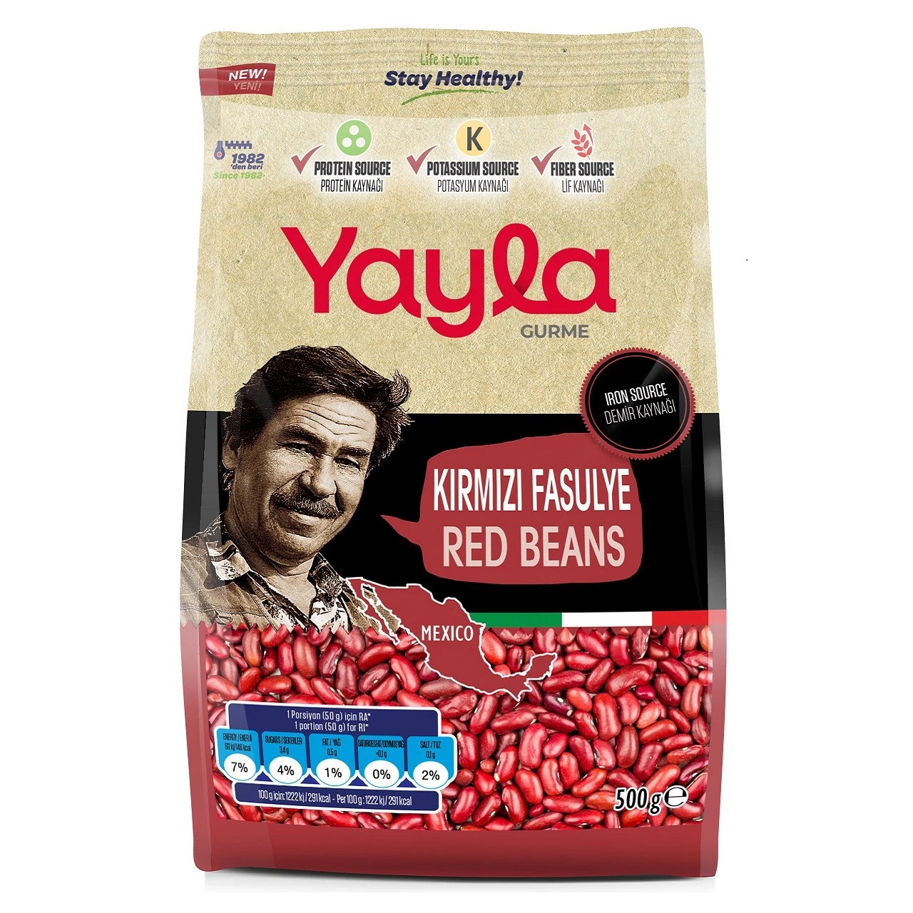 YAYLA - KIRMIZI FASÜLYE (500G)