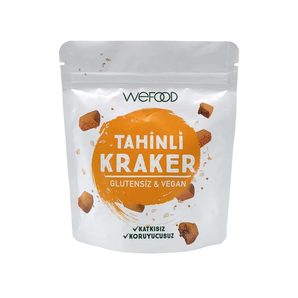 WEFOOD - GLUTENSİZ TAHİNLİ KRAKER