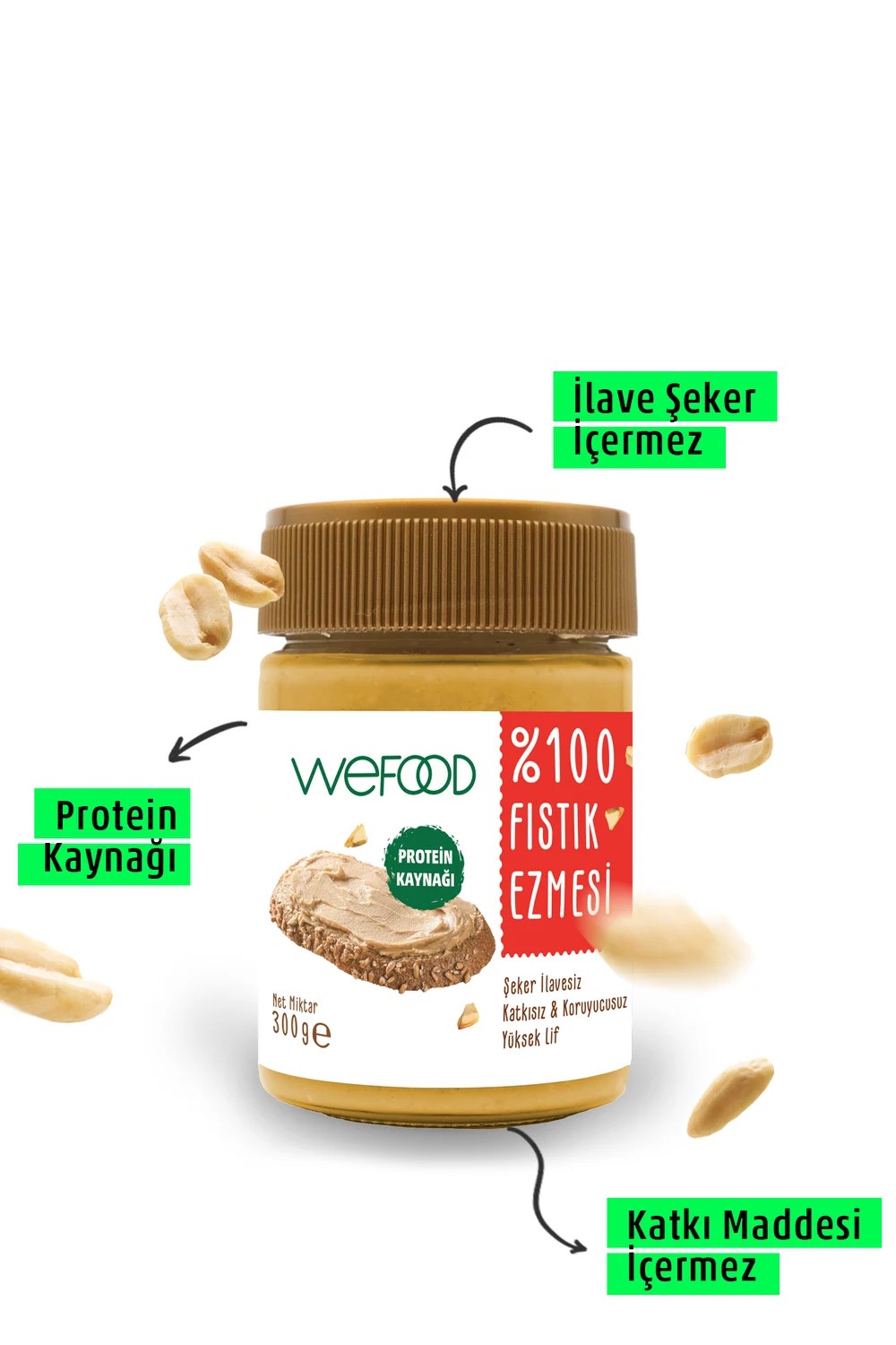 WEFOOD - %100 FISTIK EZMESİ