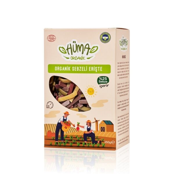 HÜMA ORGANİK - SEBZELİ TEL ŞEHRİYE (350G)