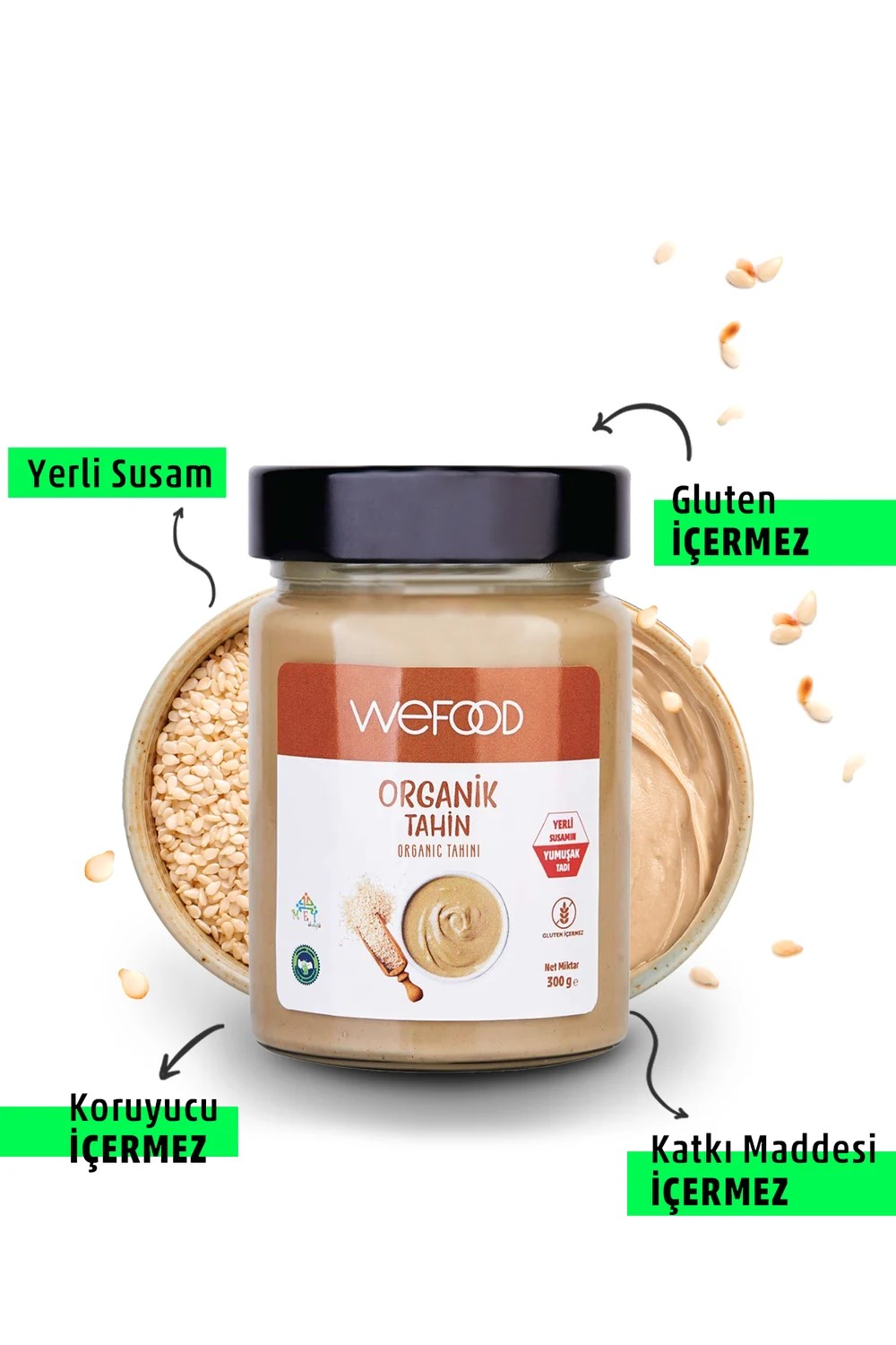 WEFOOD - ORGANİK TAHİN (300G)