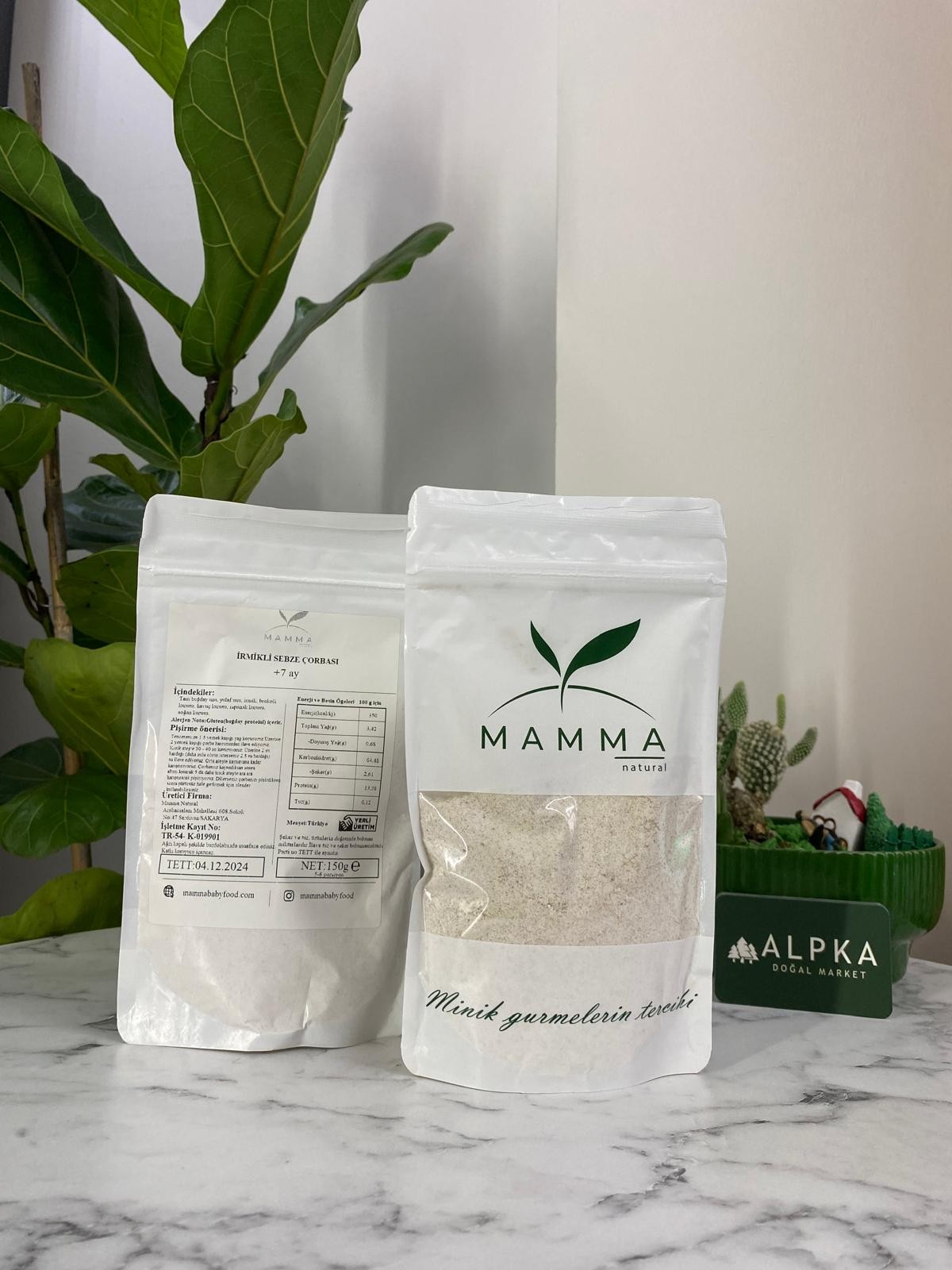 MAMMA NATURAL - İRMİKLİ SEBZE ÇORBASI (+7AY)