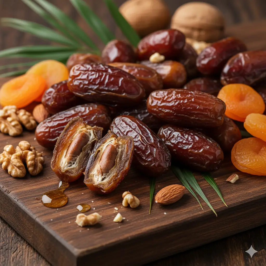 &nbsp;Hurma çeşitleri diyet ve sağlıklı atıştırmalıklar için doğal tatlandırıcı