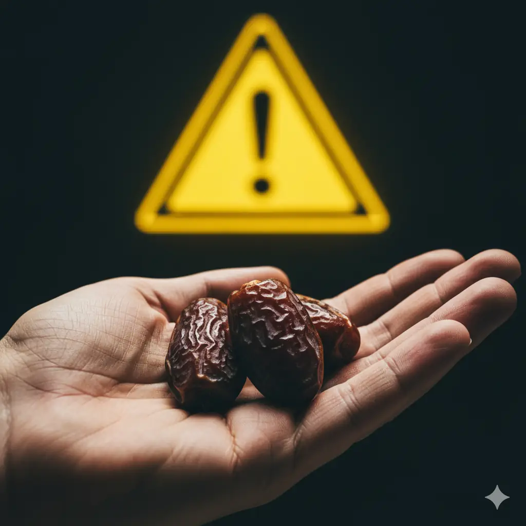 &nbsp;Hurma tüketiminin risklerini azaltmak için porsiyon kontrolünün önemi.