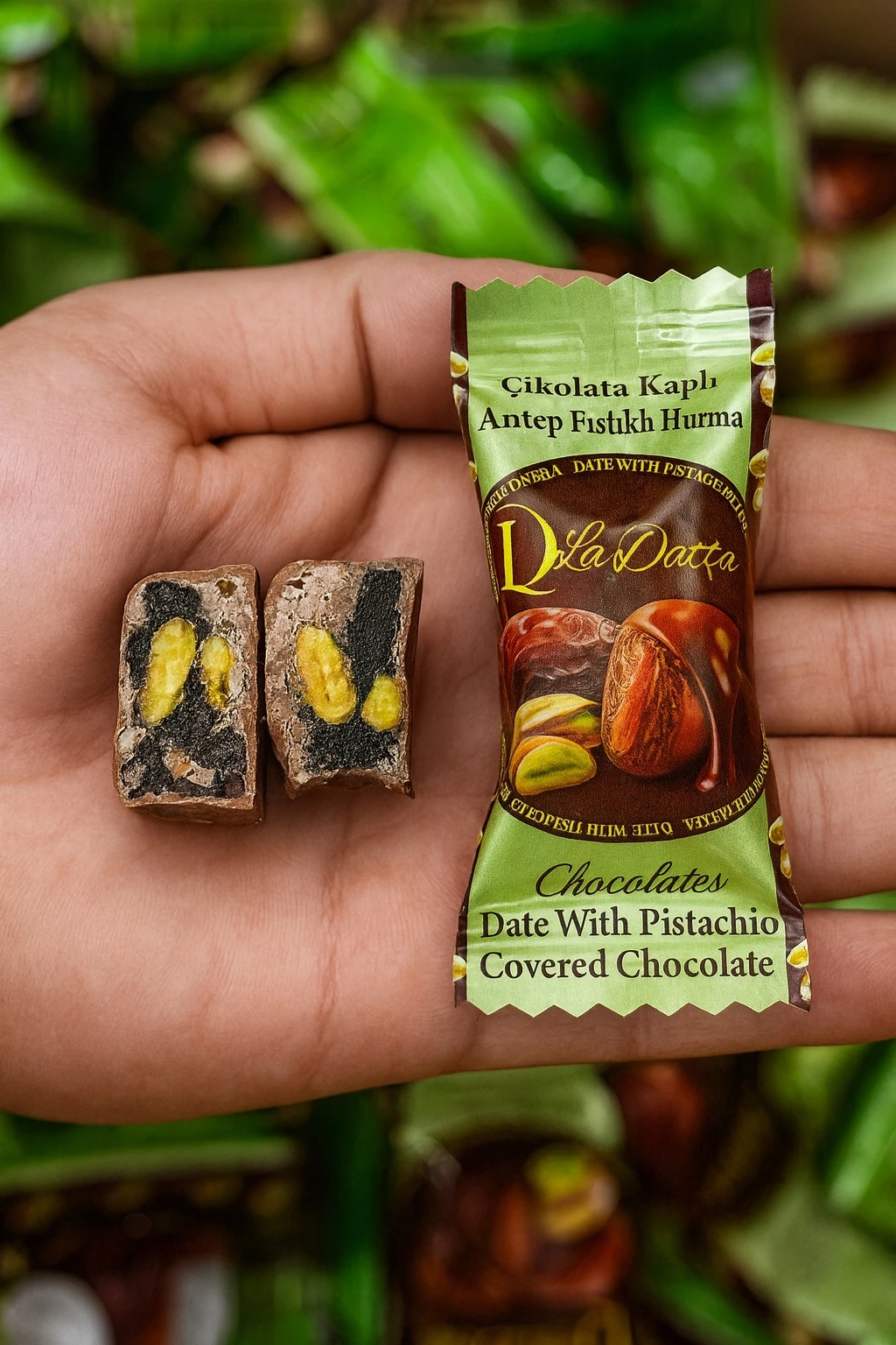 Vodi ÇikolatalıAntep Fıstıklı Hurma 2(kg)