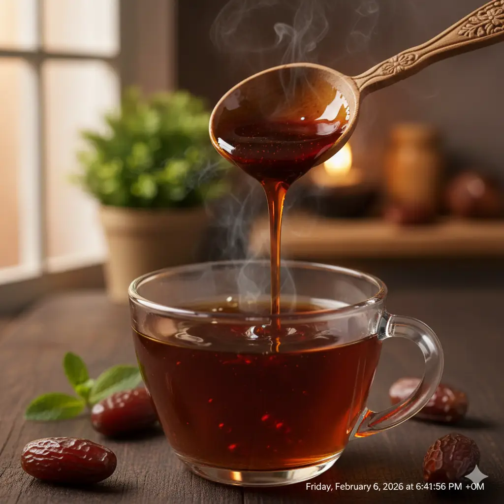 &nbsp;Çayda şeker yerine hurma suyu kullanımı