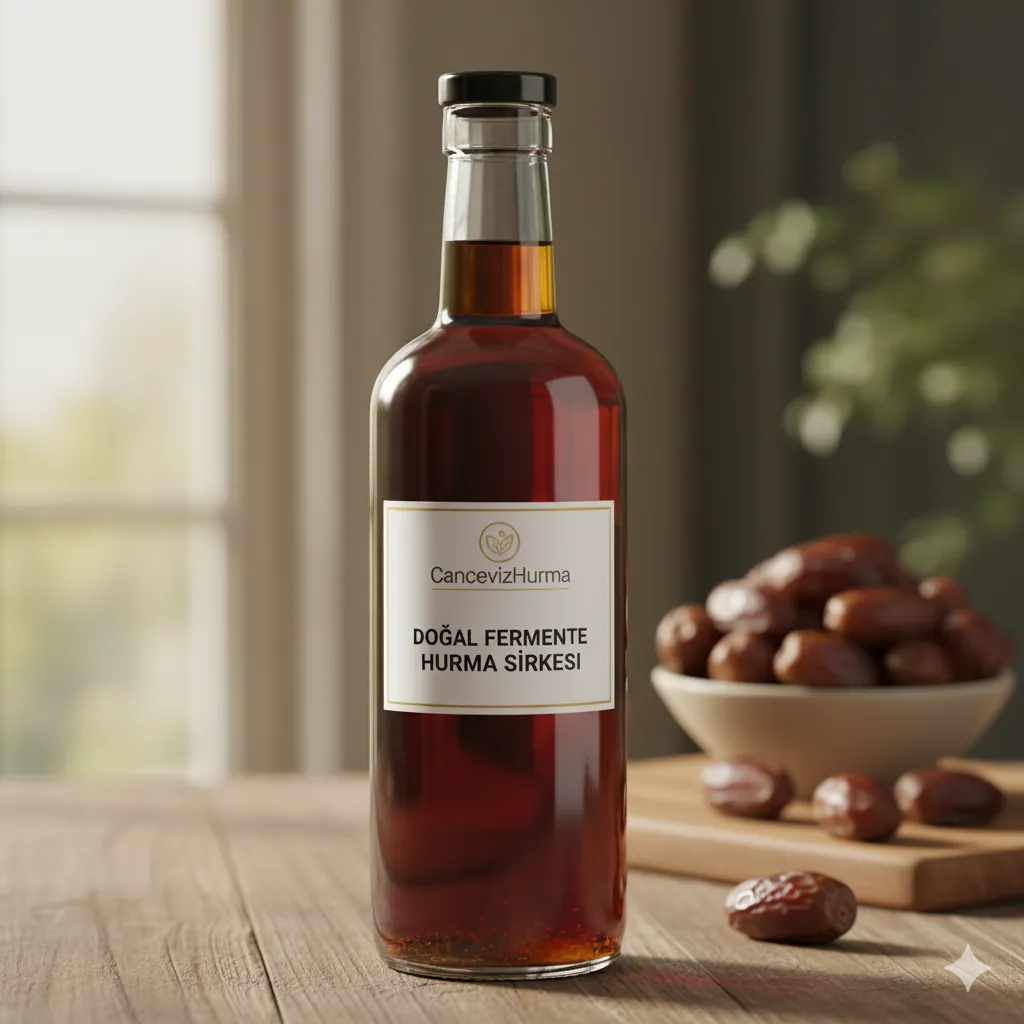 Hurma sirkesi faydaları: Doğal fermantasyon yoluyla elde edilen sirke.&nbsp;&nbsp;