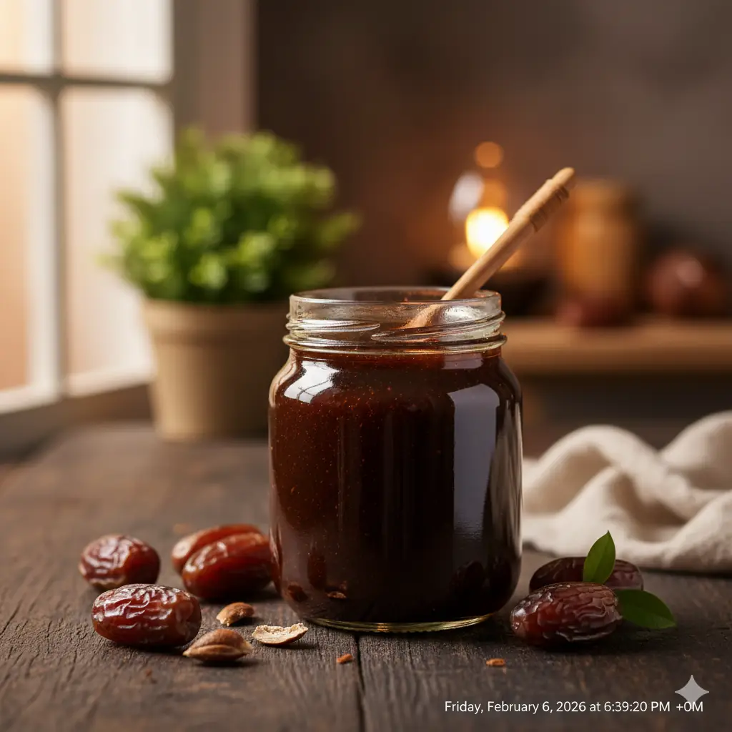 &nbsp;Sağlıklı ve doğal hurma suyu kavanozu