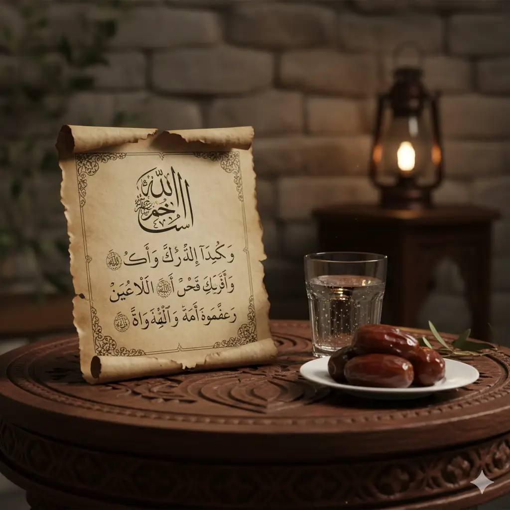 Hurma ile ilgili hadisler&nbsp;ve sünnete uygun iftar sofrası.&nbsp;&nbsp;