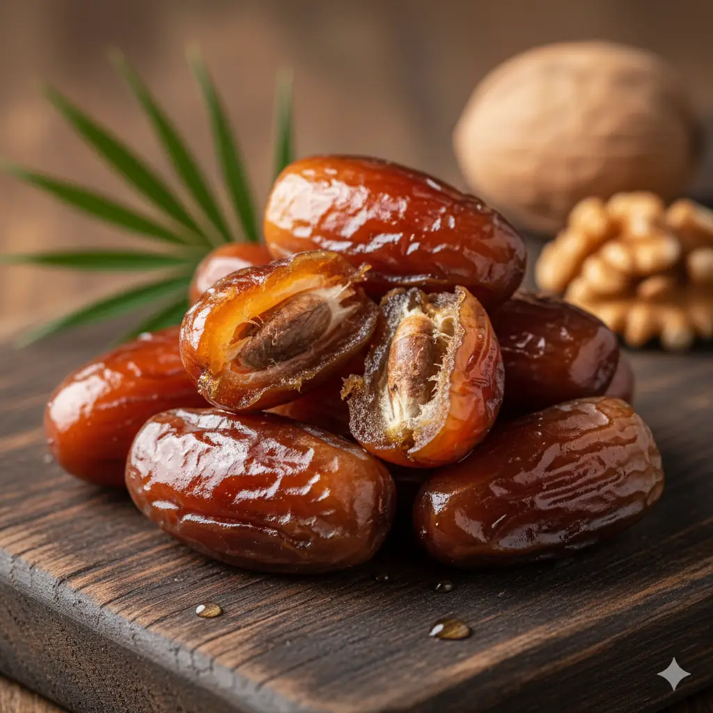 Doğal parlaklık için taze hurmalar ve cilde faydalar