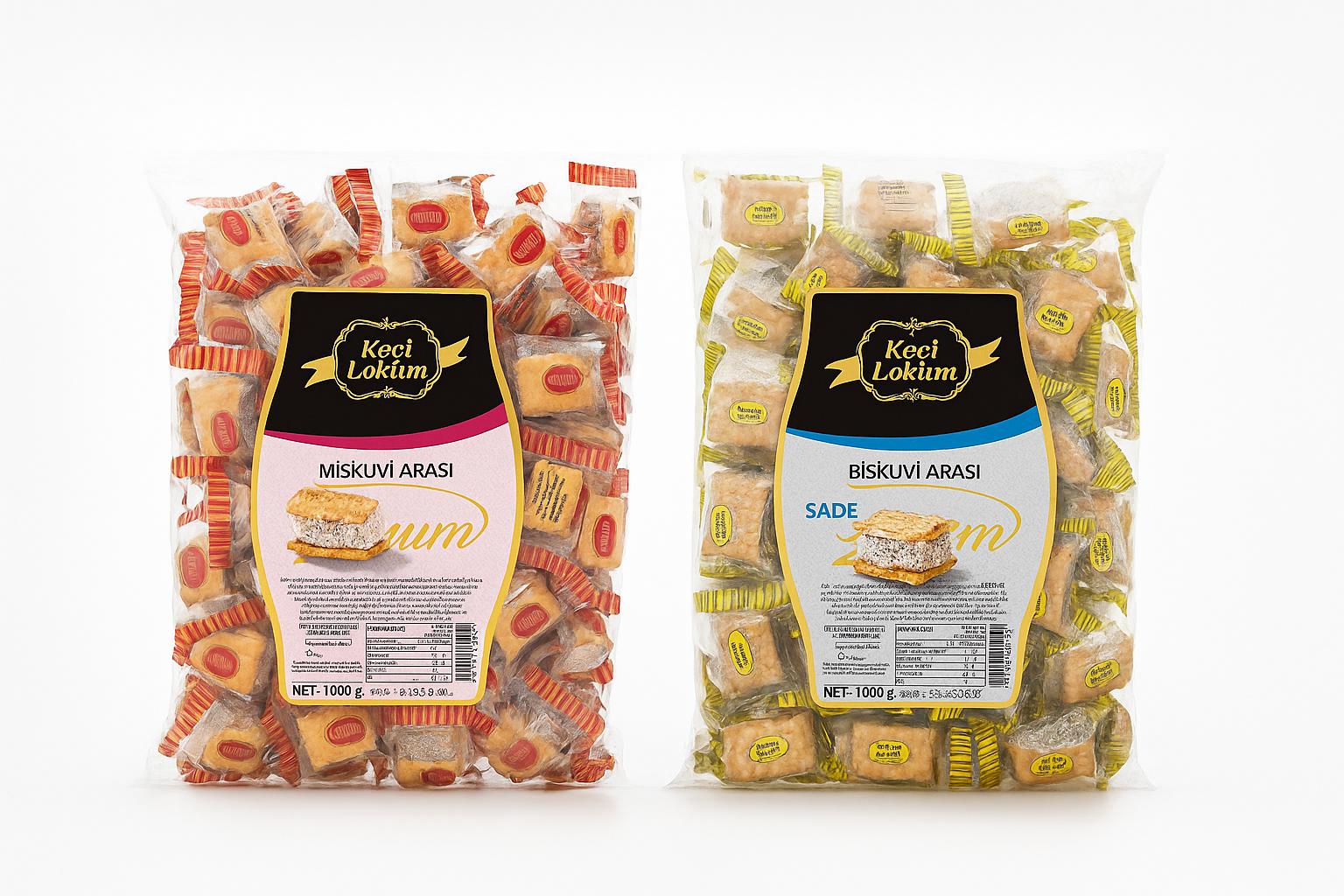 Mini Bisküvi Arası Lokum 2’ li Paket (2x900 gr)