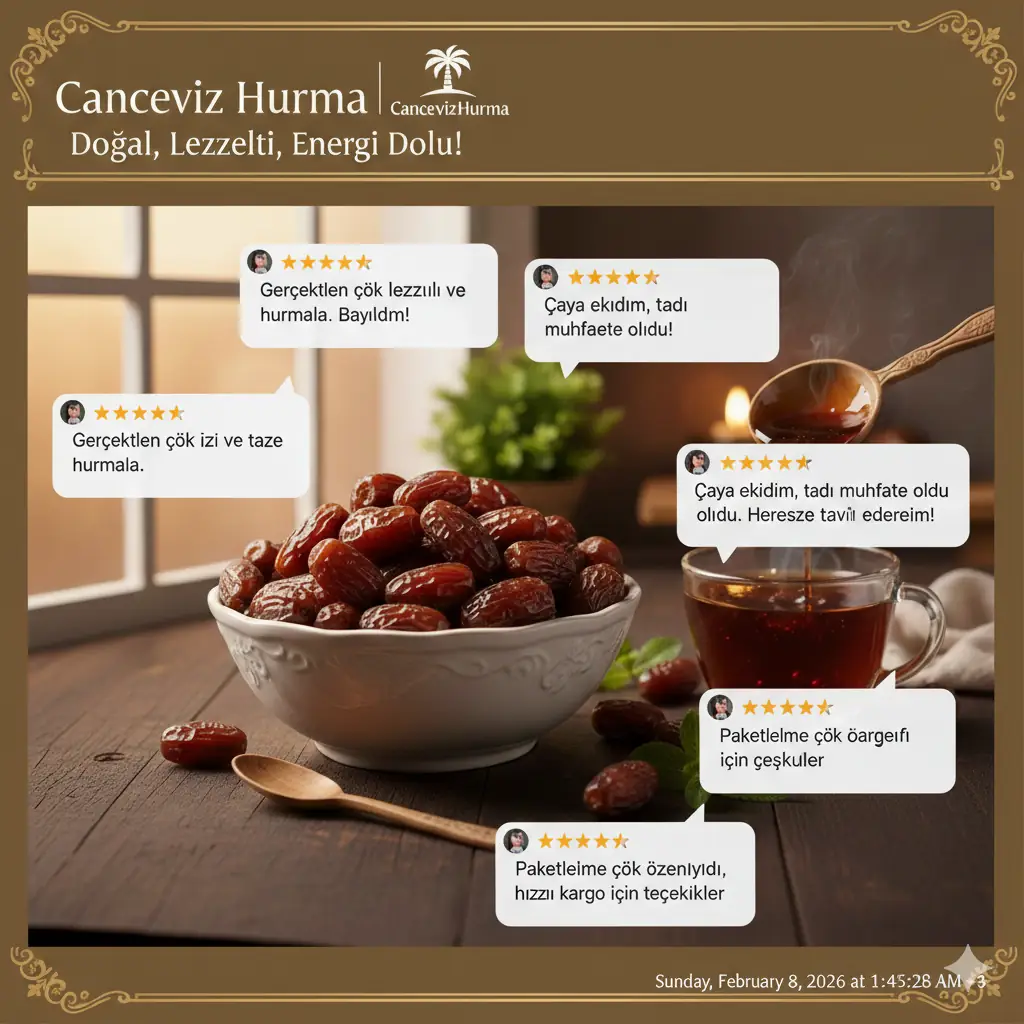 Canceviz Hurma müşteri memnuniyeti ve güven puanlar