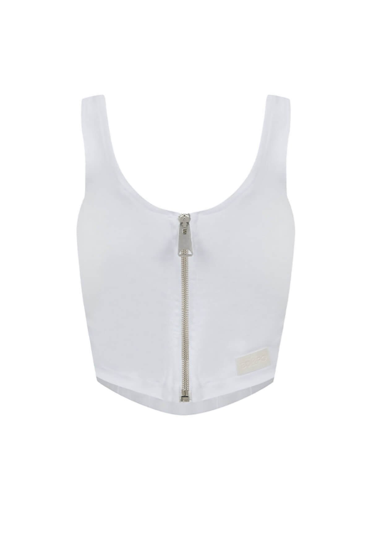 Lola Crop White