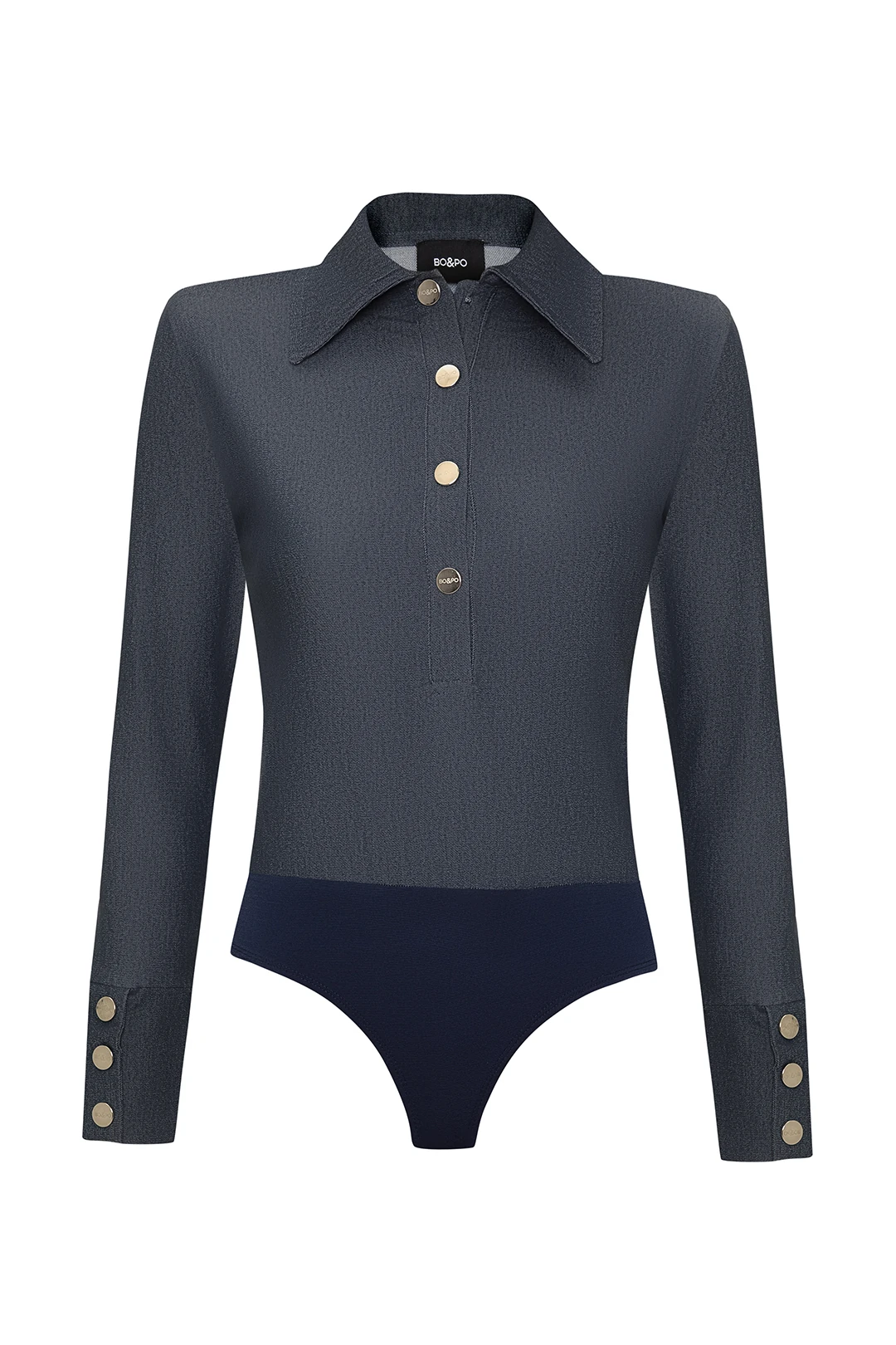 Tara Denim Top - Blue