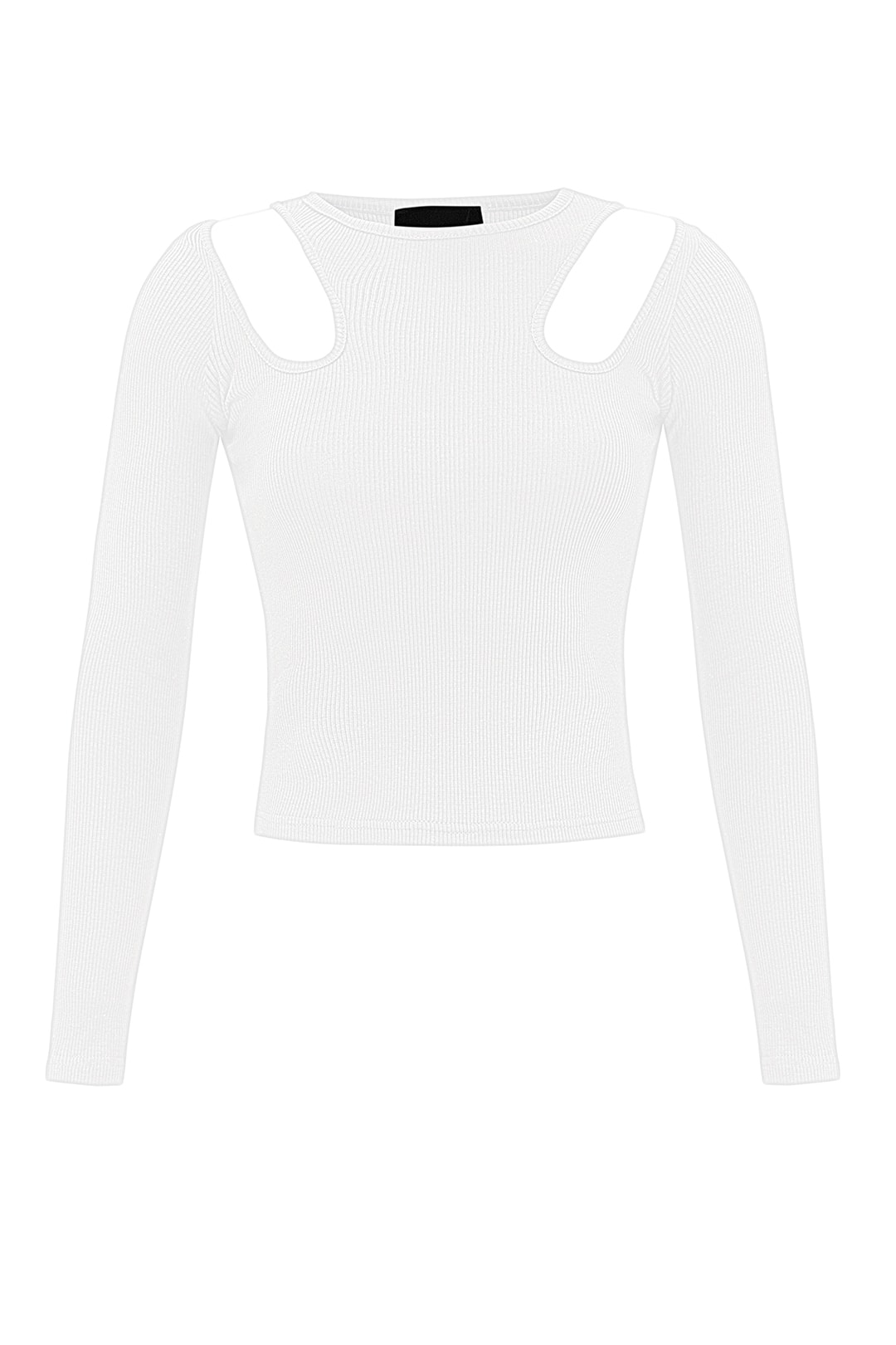 Kaia Ribbed Top - White
