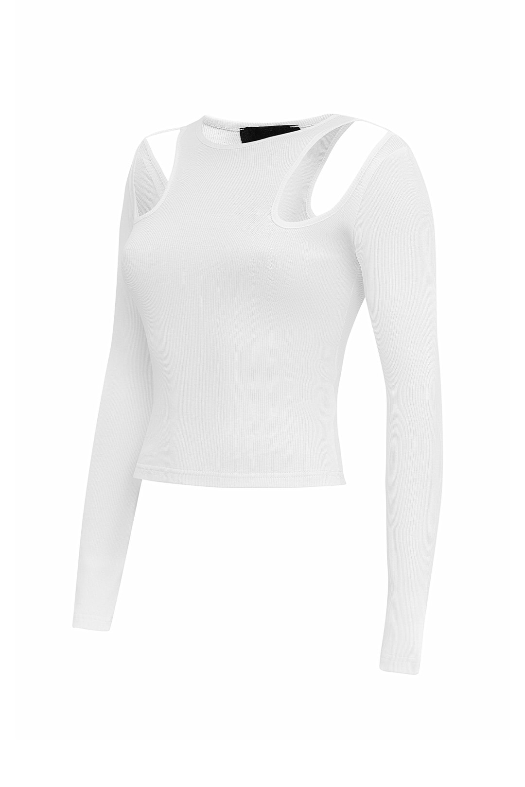 Kaia Ribbed Top - White