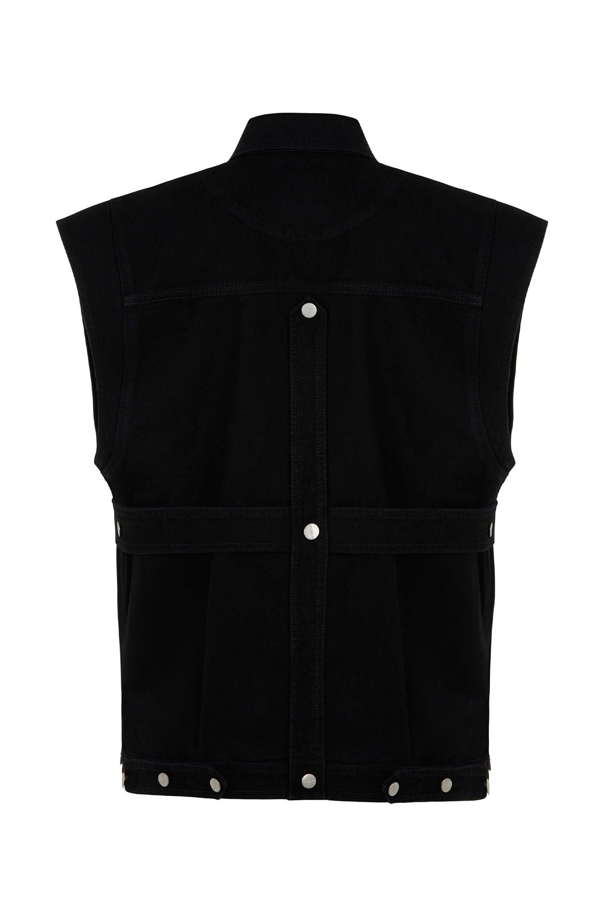 Haily Denim Vest Black