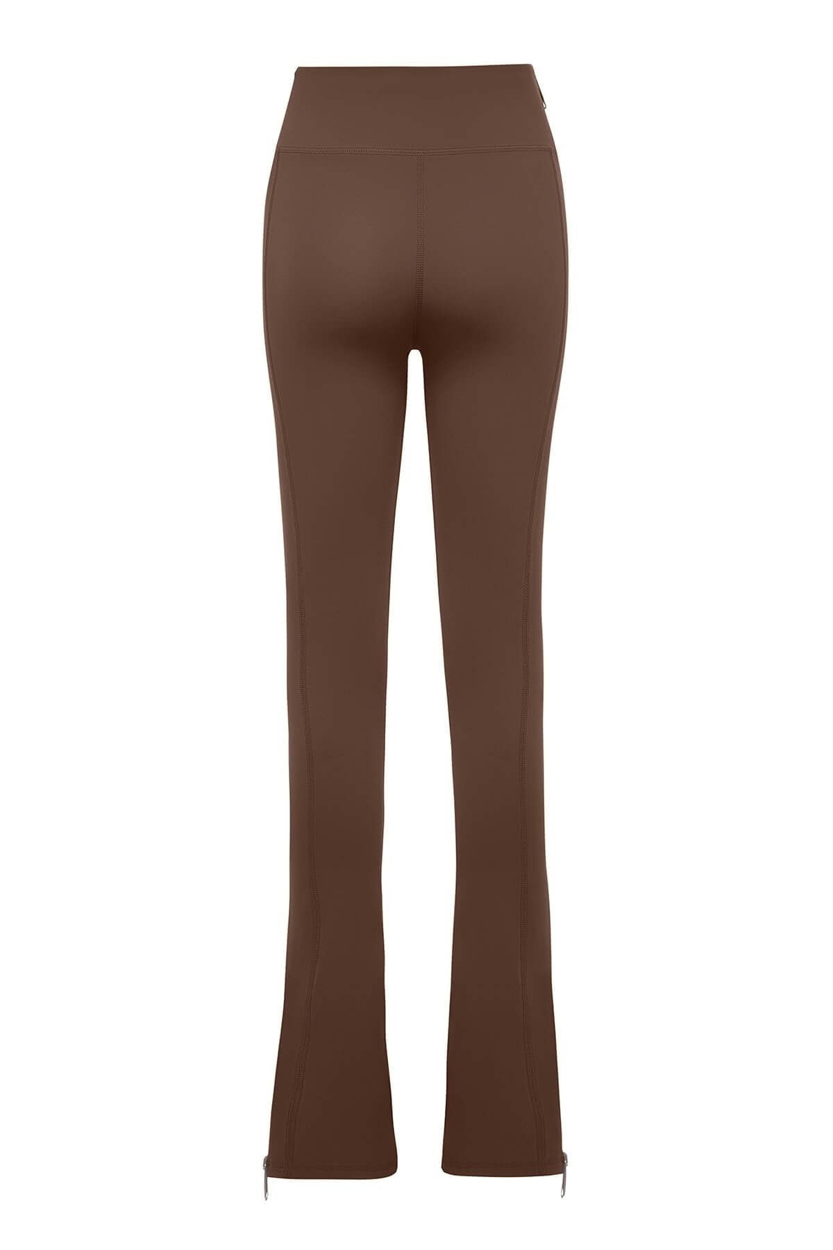 Gaia Flare Leggings Brown