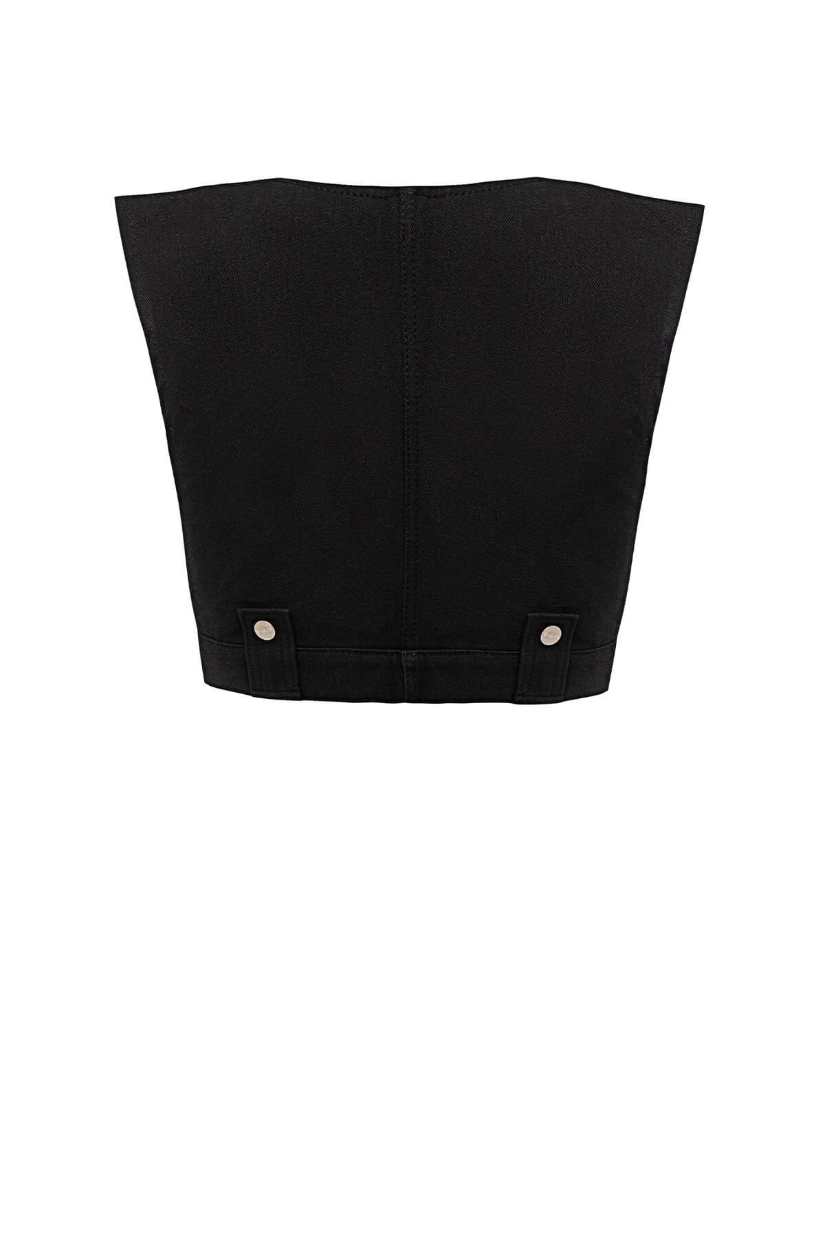 Biba Denim Top Black